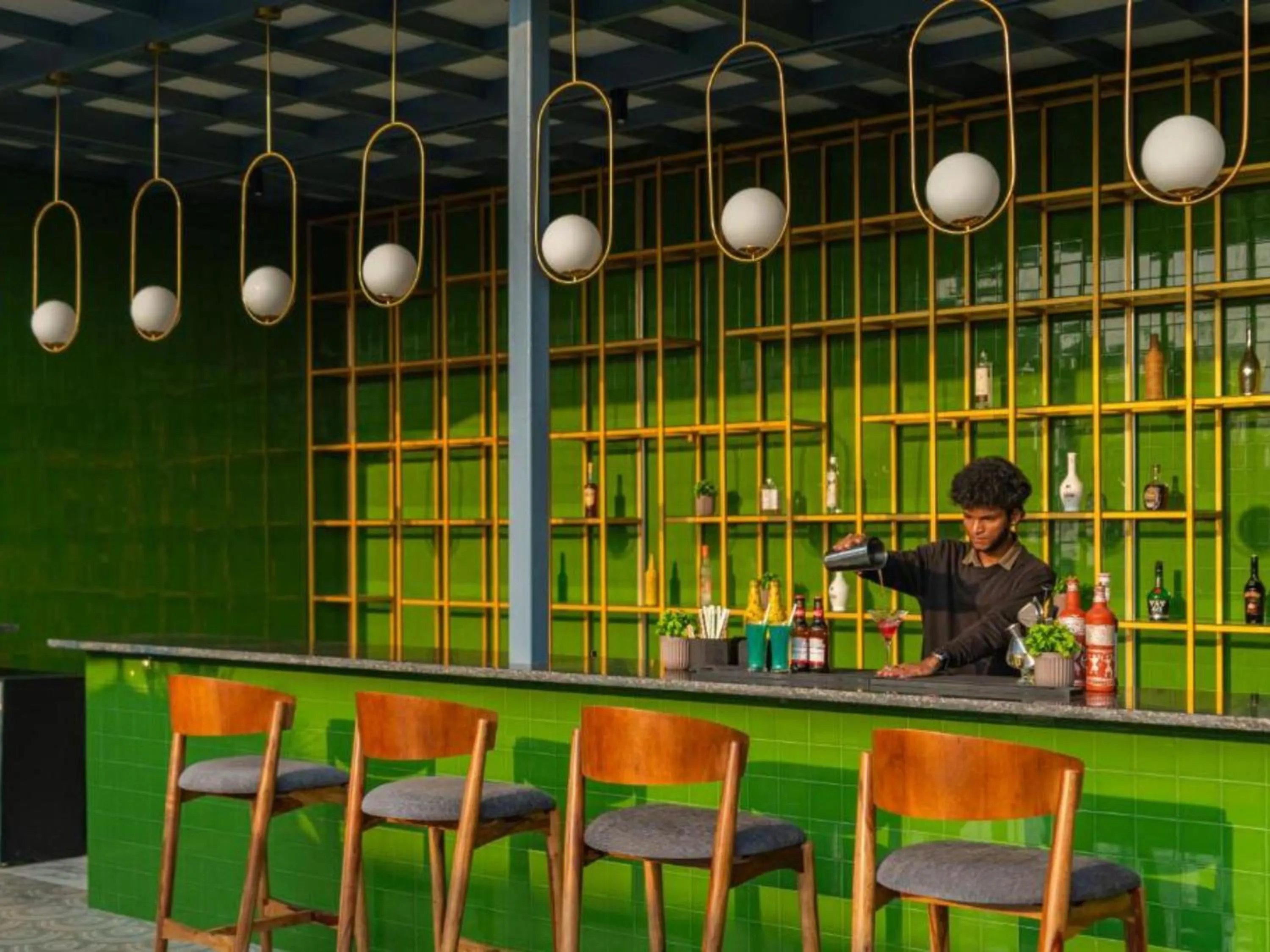 Lounge or bar in The Hosteller Goa, Mandrem