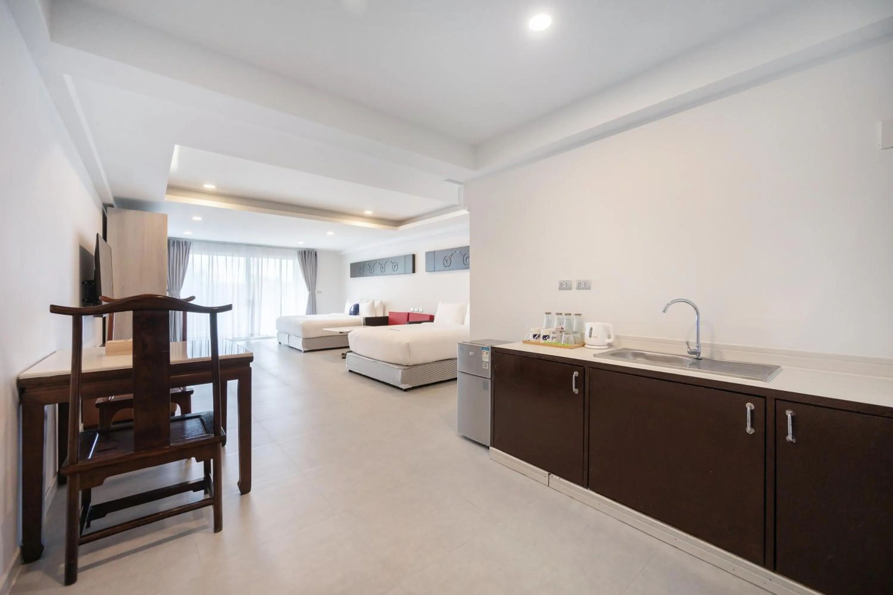 Kitchen or kitchenette, Bed in Kokotel Khao Lak Isara Casa