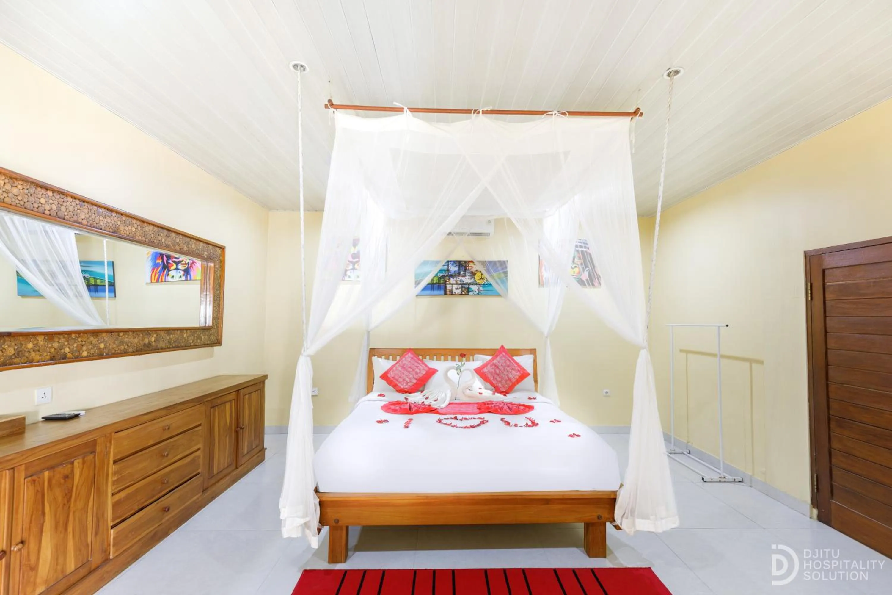Bed in Pondok Kutuh Guest House