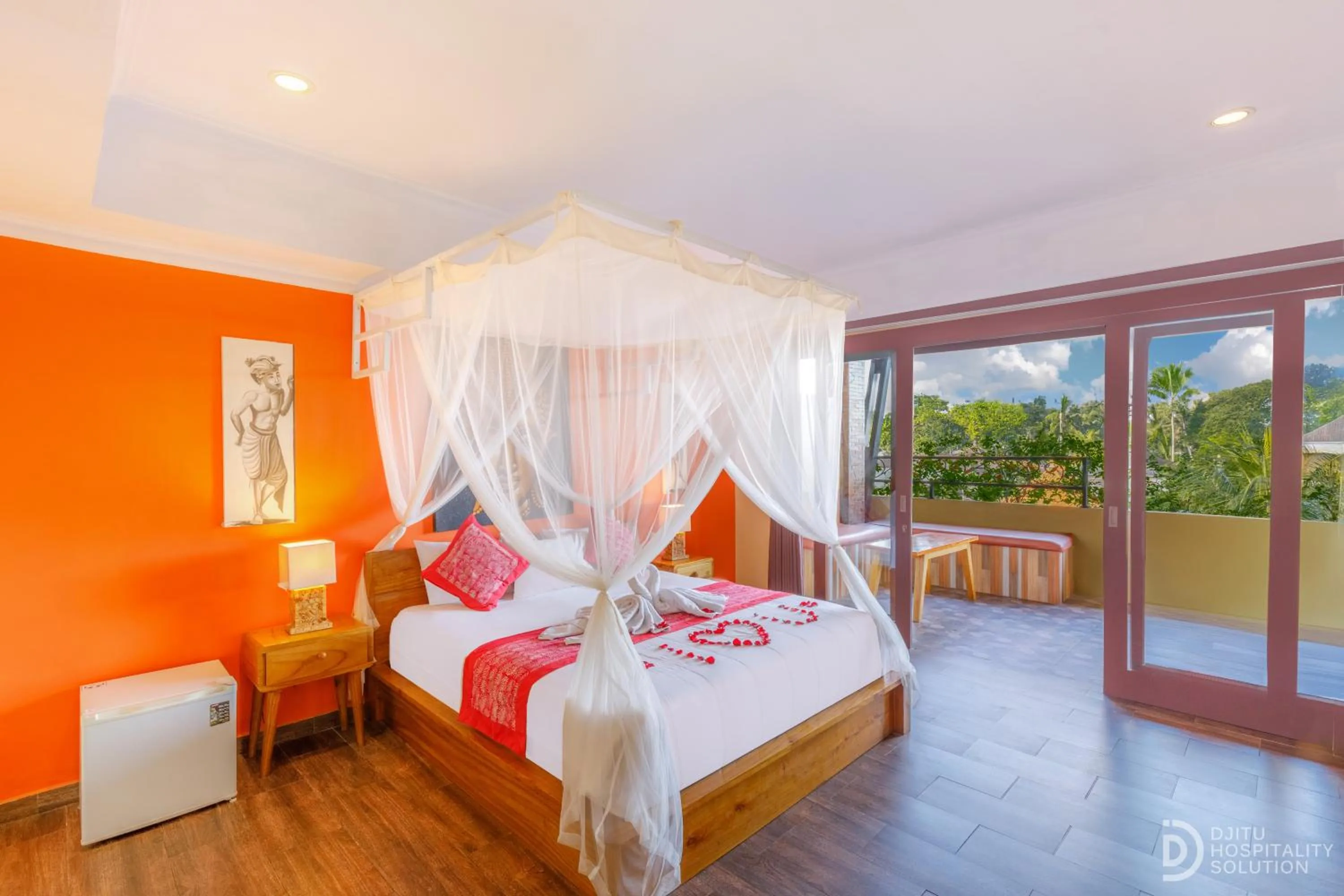 Bed in Pondok Kutuh Guest House