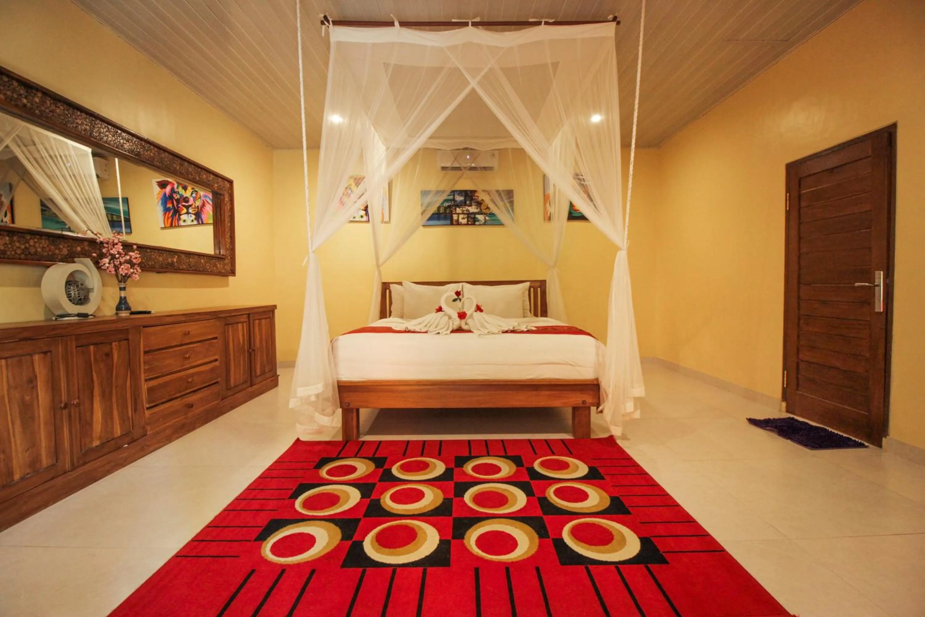 Bed in Pondok Kutuh Guest House