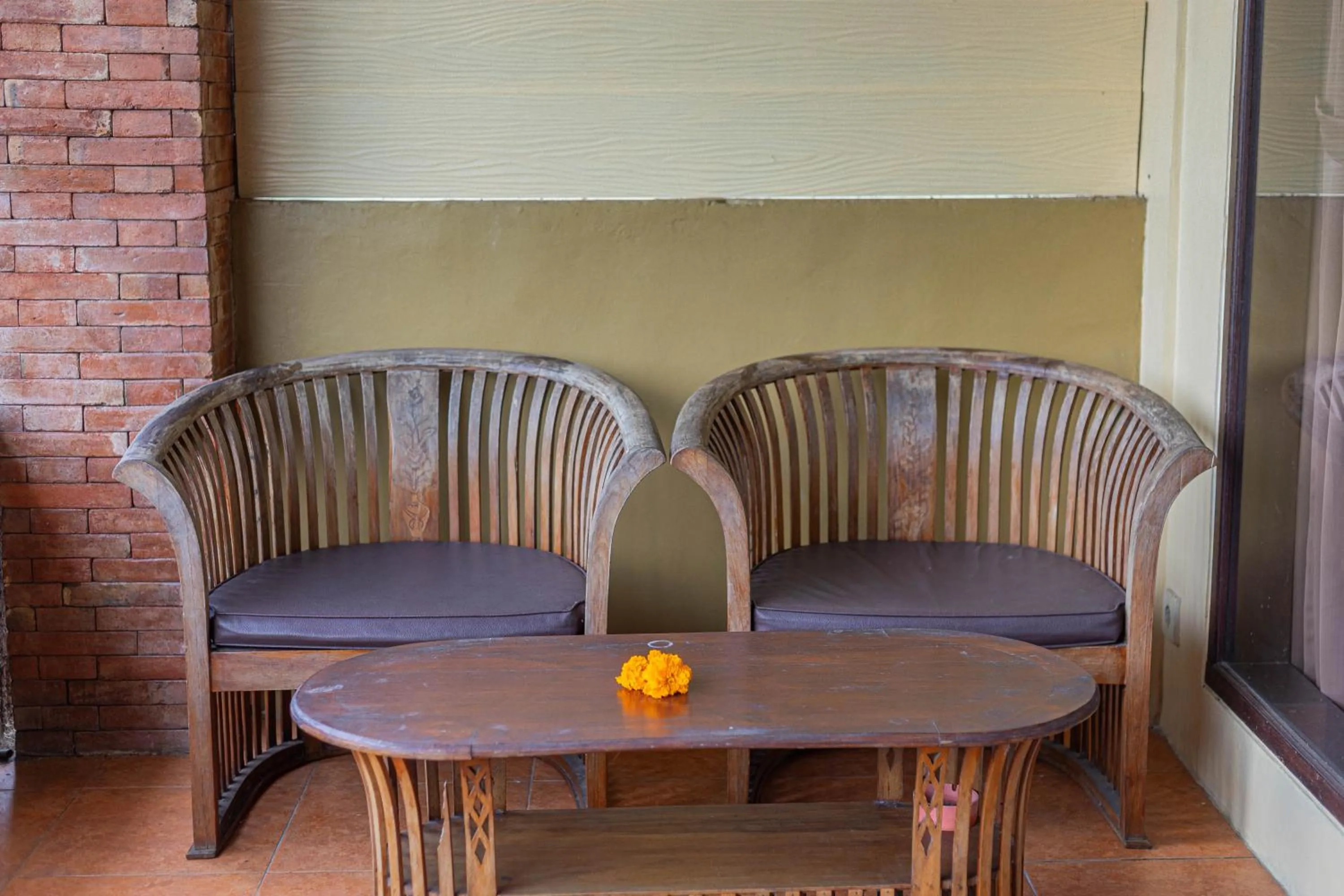 Seating area in Pondok Kutuh Guest House