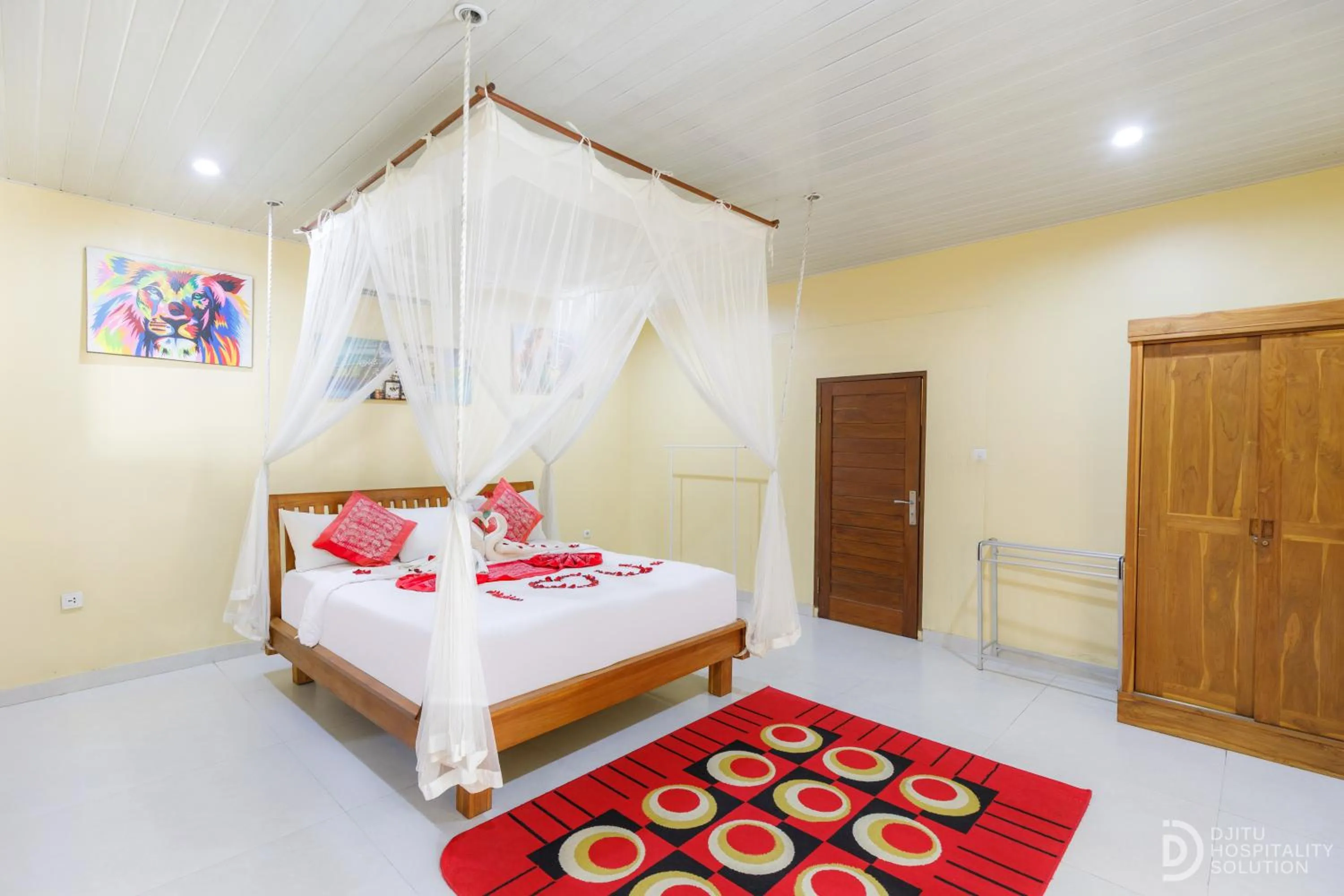 Bed in Pondok Kutuh Guest House