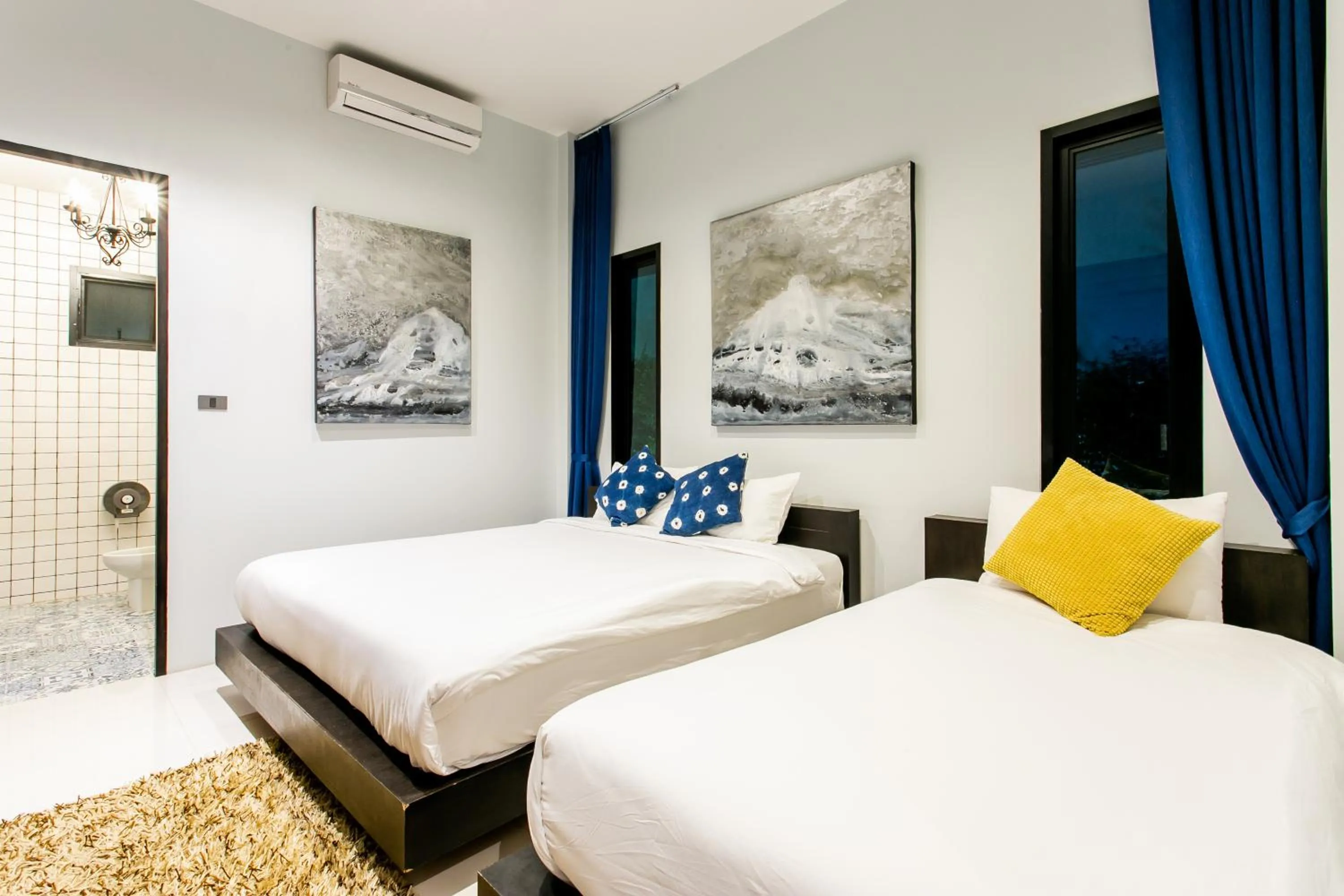 Bed in Seava House Ao-Nang Krabi