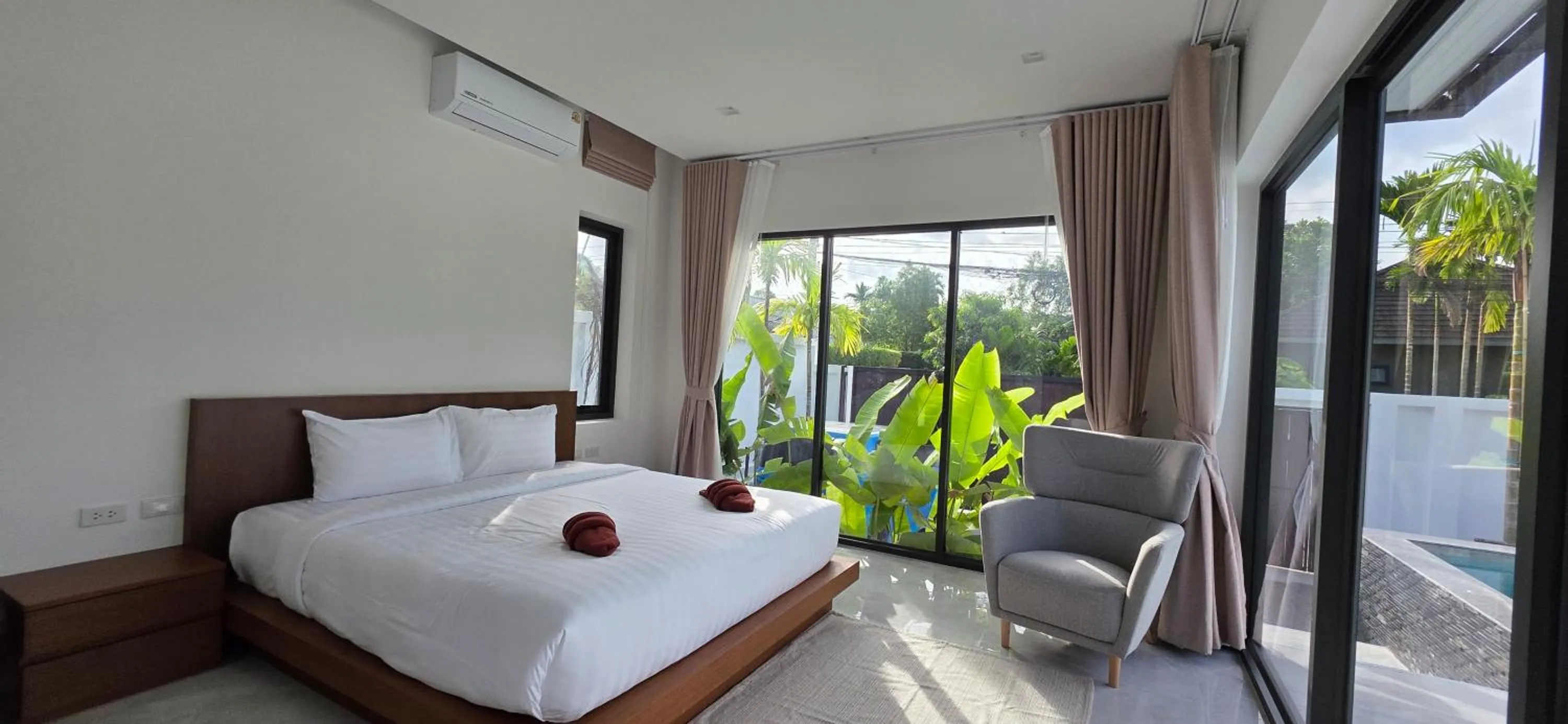 Bed in Seava House Ao-Nang Krabi