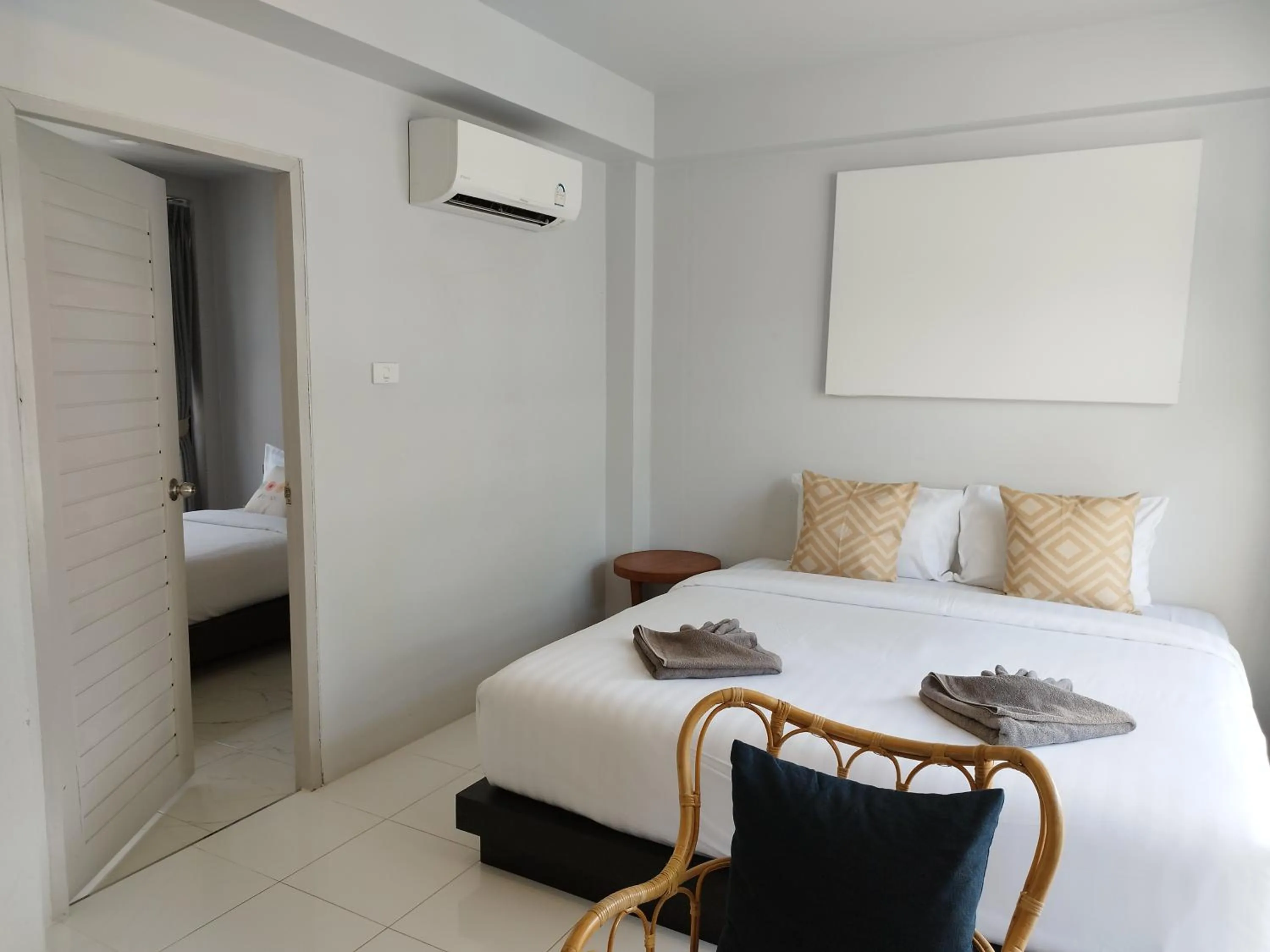 Bed in Seava House Ao-Nang Krabi