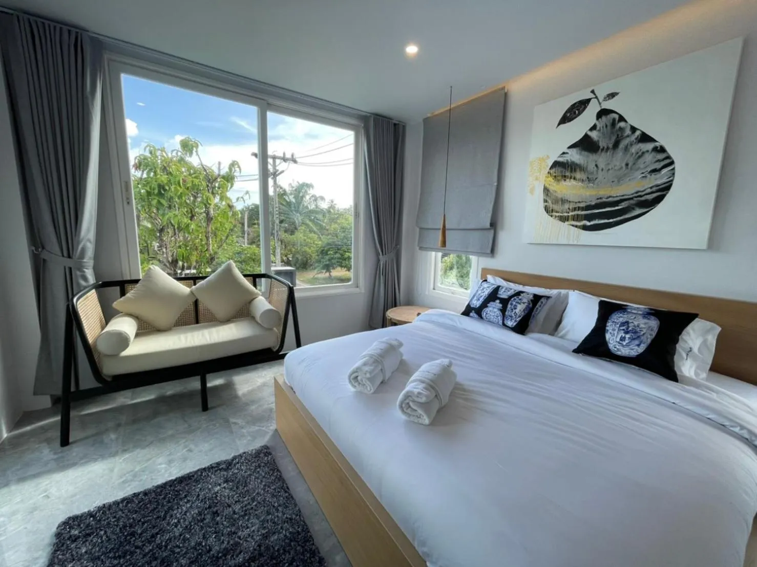 Bed in Seava House Ao-Nang Krabi