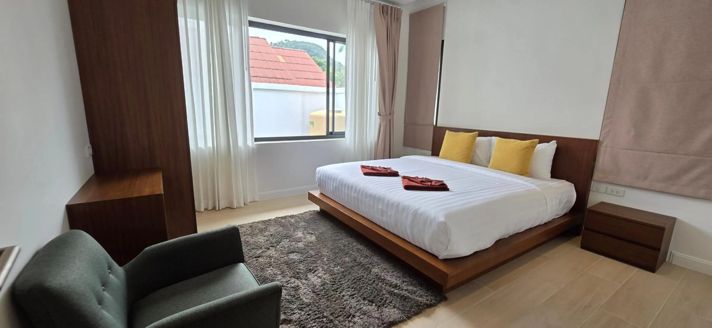 Bed in Seava House Ao-Nang Krabi