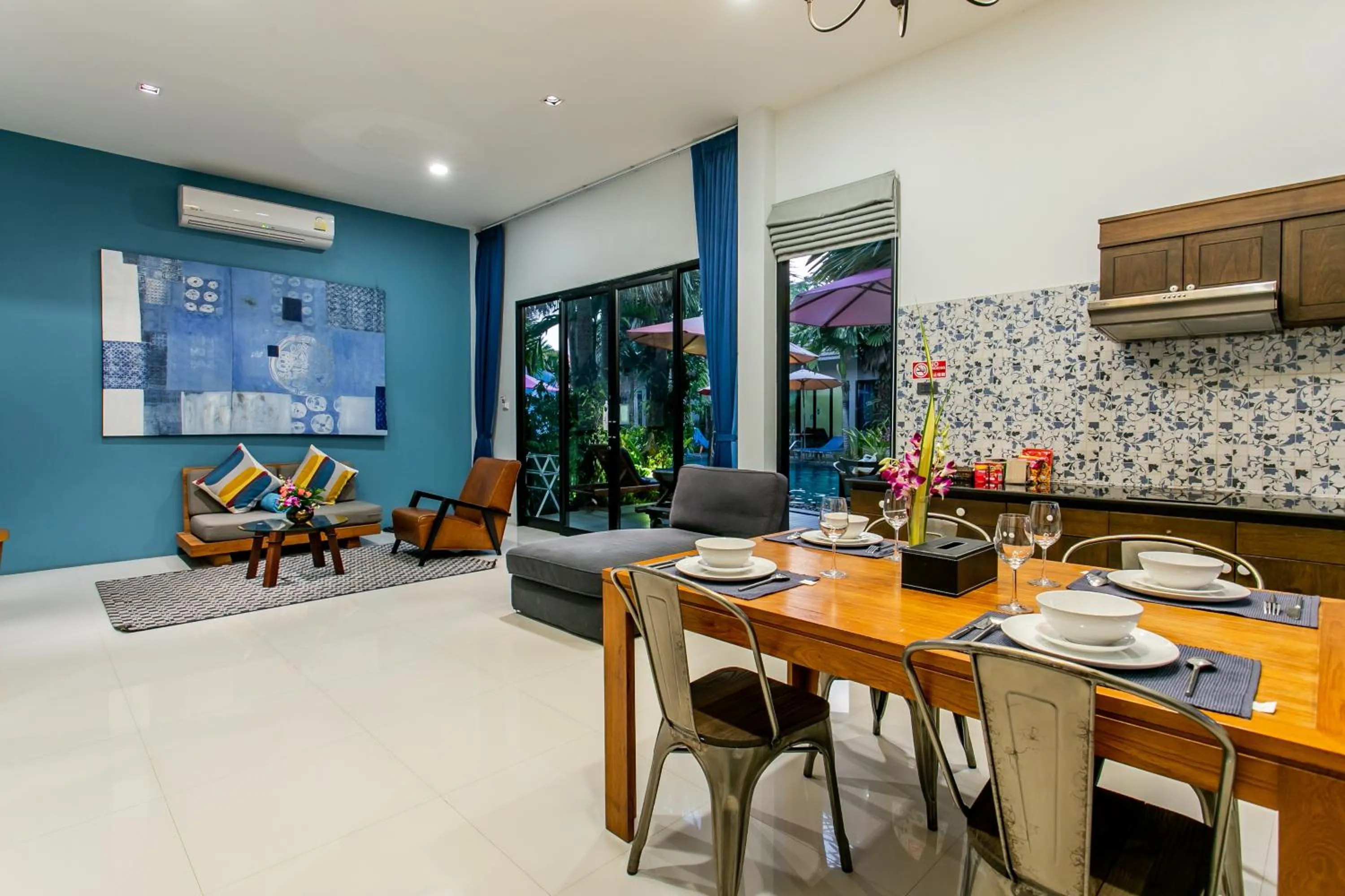 Dining area in Seava House Ao-Nang Krabi