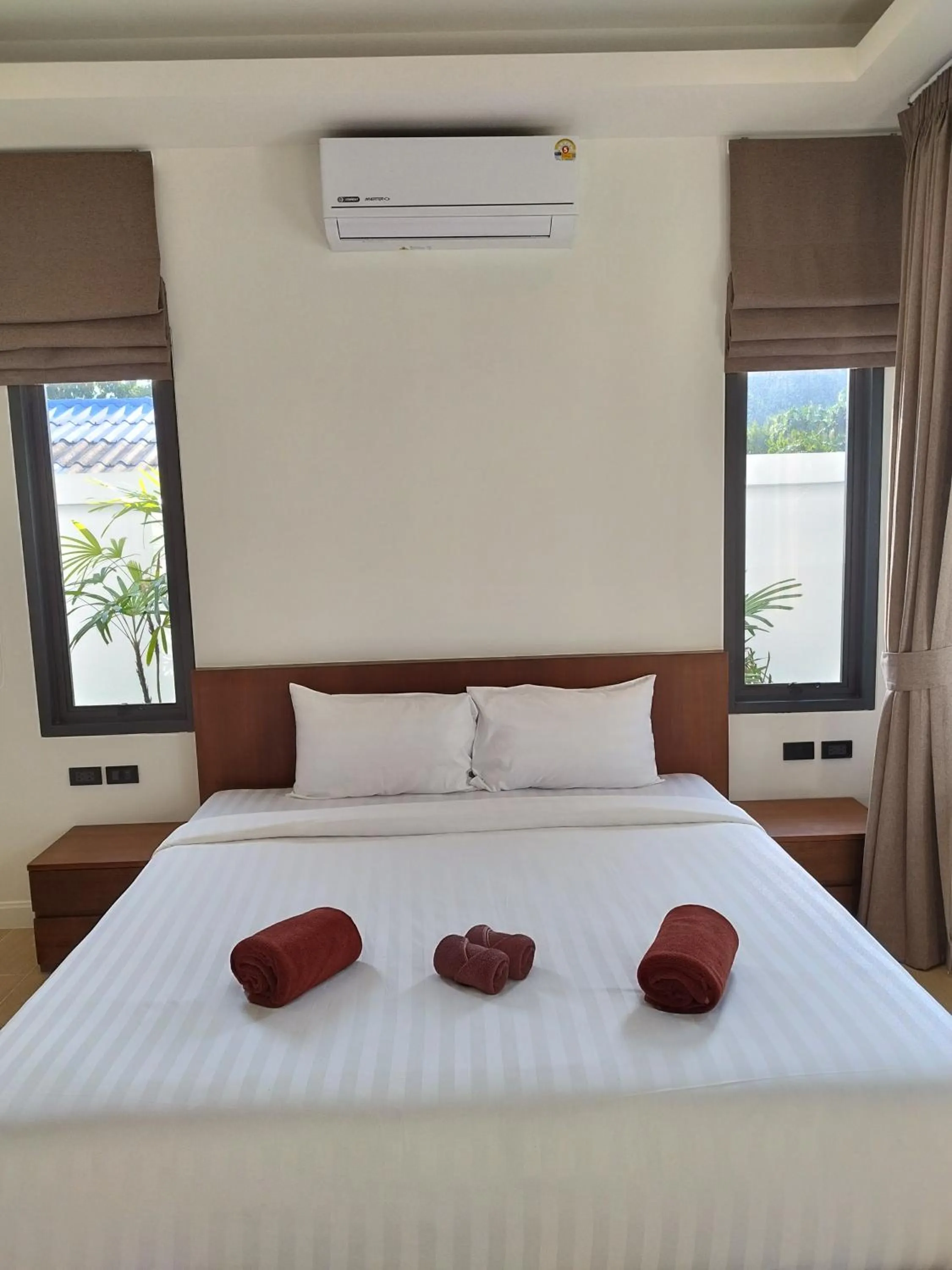 Bed in Seava House Ao-Nang Krabi