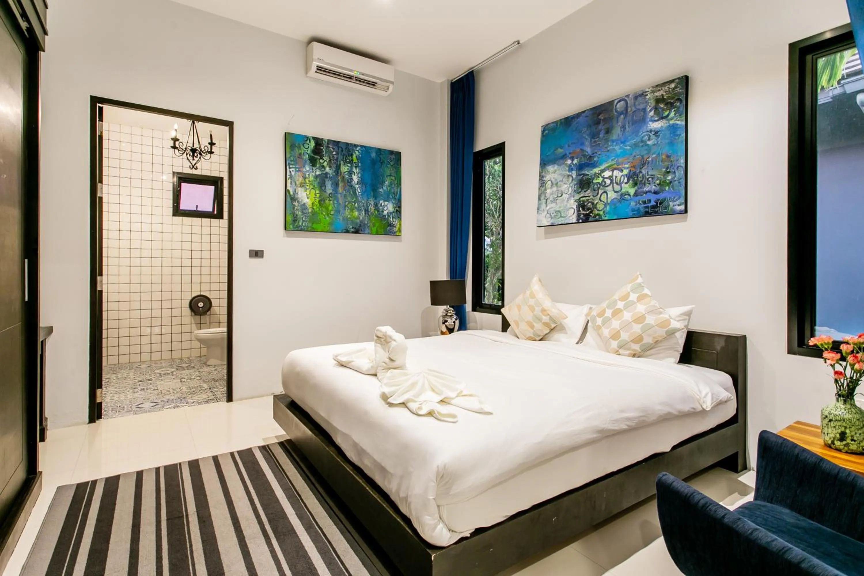 Bed in Seava House Ao-Nang Krabi