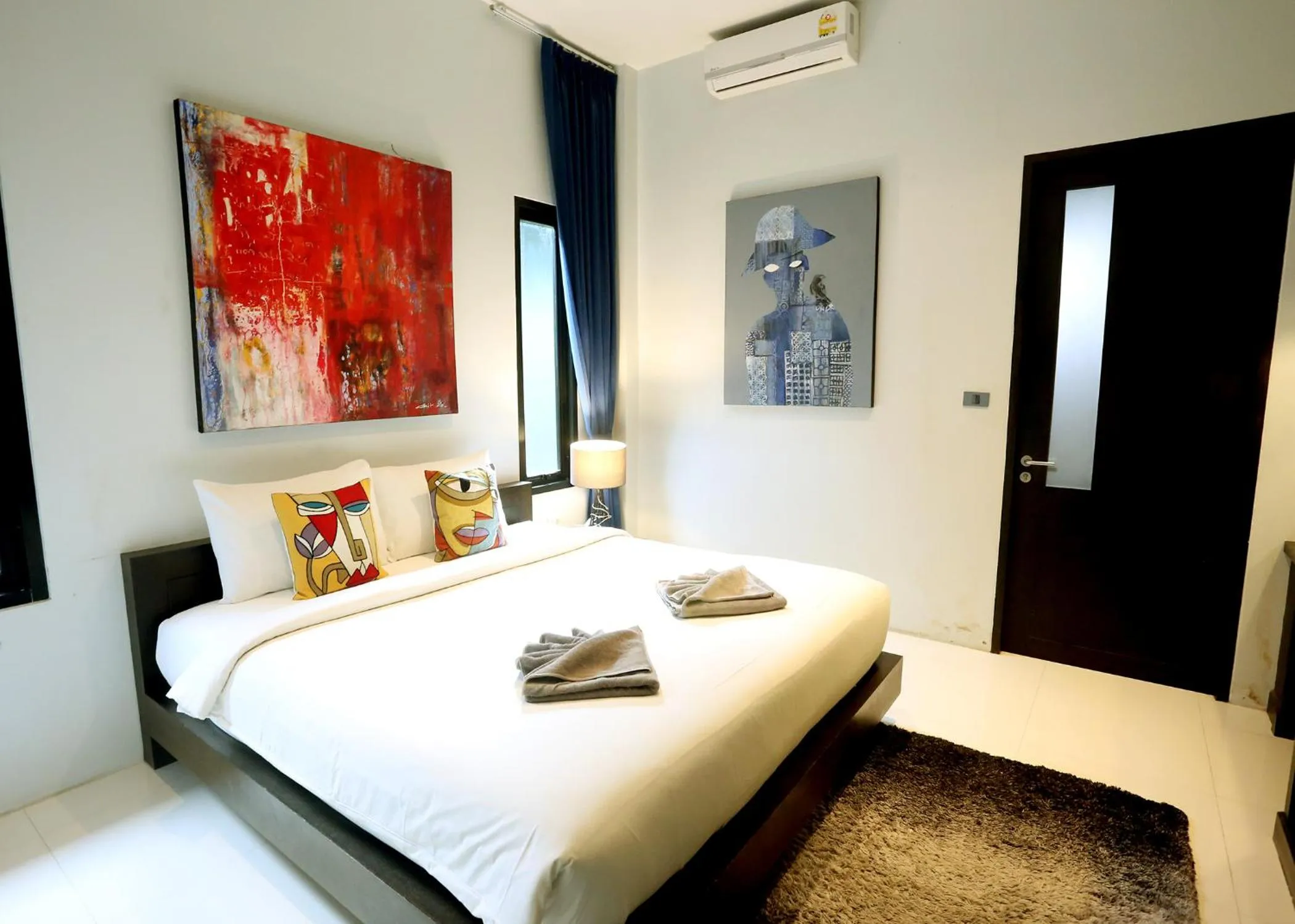 Bed in Seava House Ao-Nang Krabi