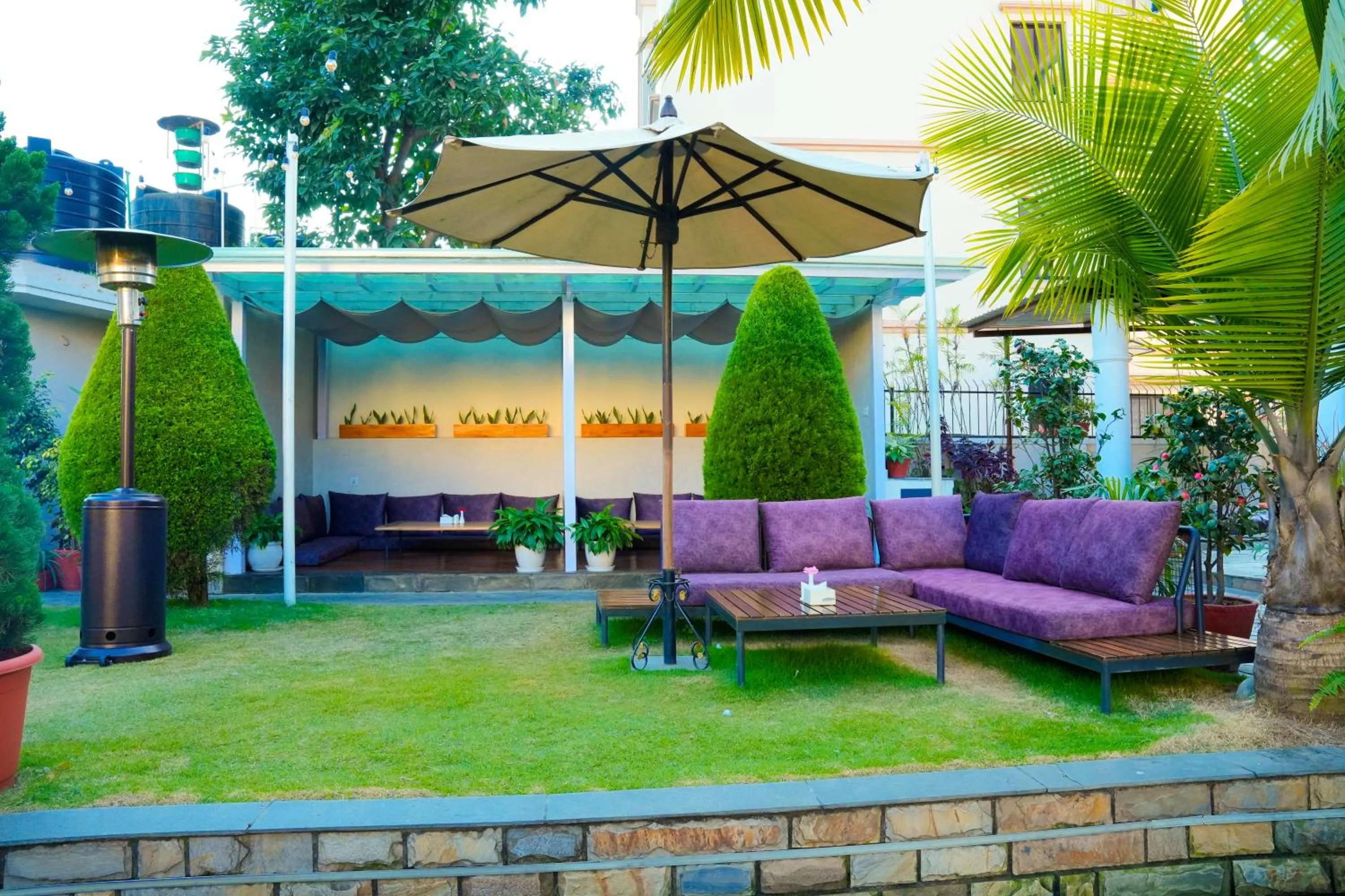 Garden in Hotel Harmika - Spiritual retreat with garden & Stupa view