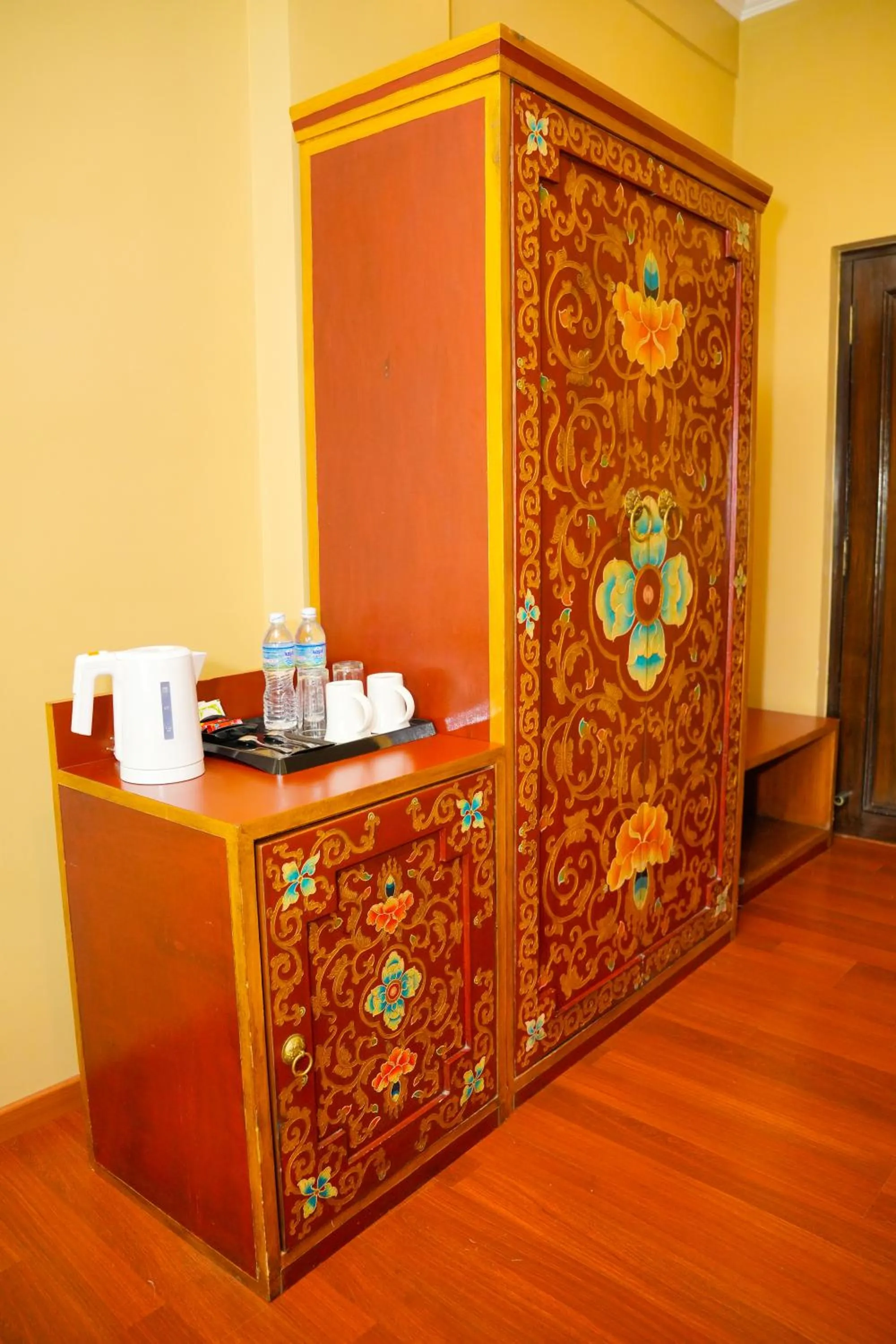 wardrobe in Hotel Harmika - Spiritual retreat with garden & Stupa view