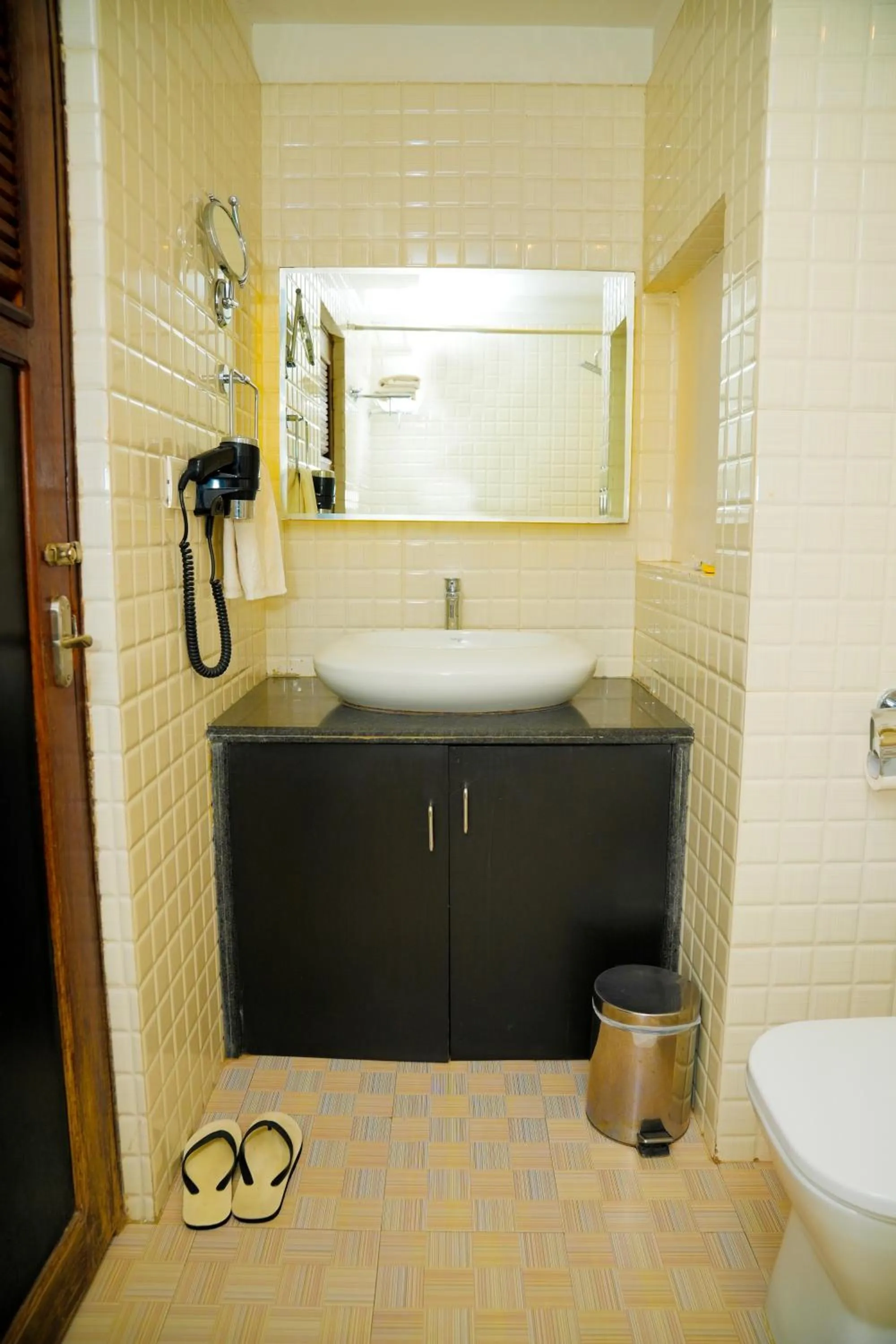 Bathroom in Hotel Harmika - Spiritual retreat with garden & Stupa view