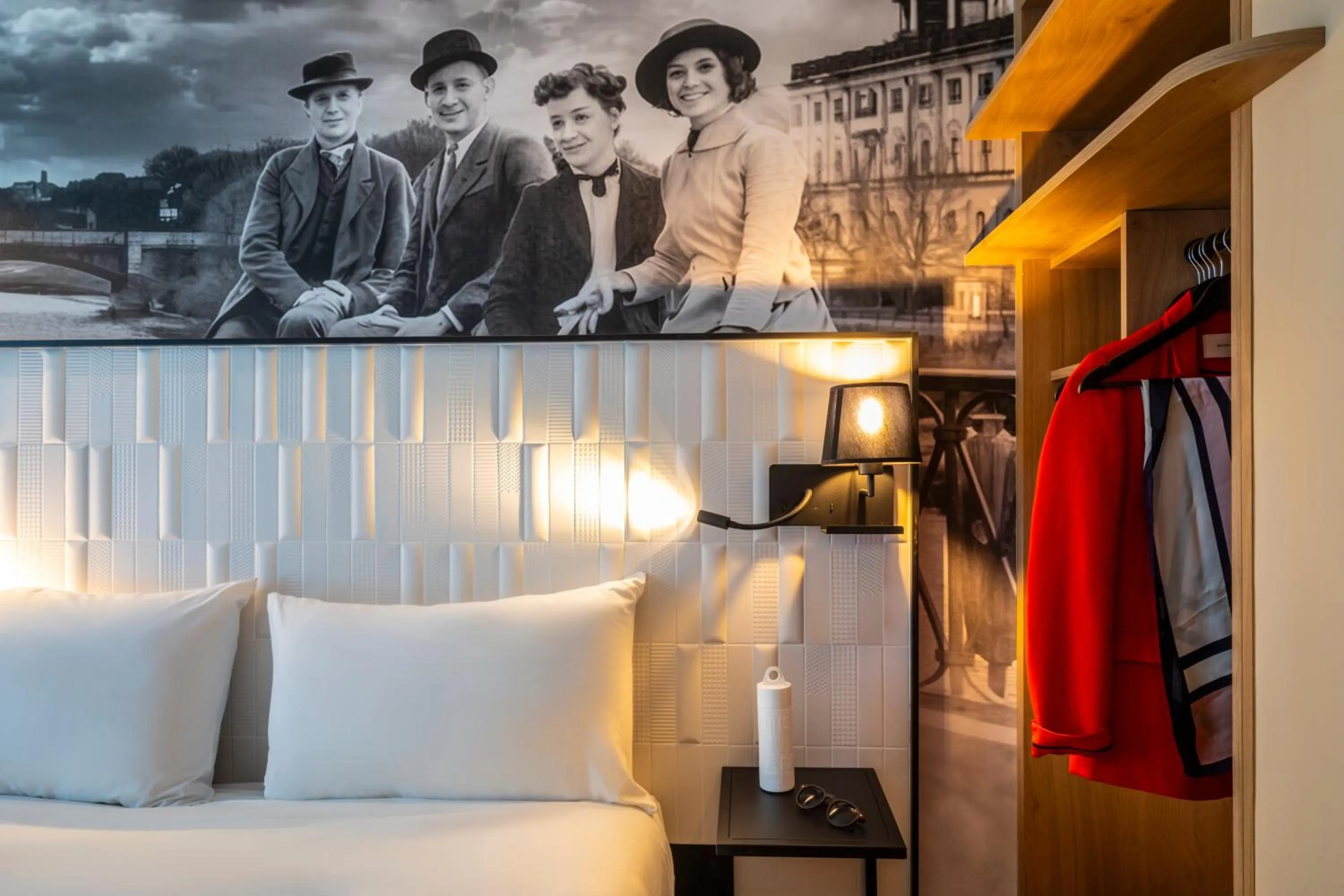 Bed in ibis Styles Paris Porte de Pantin Philharmonie