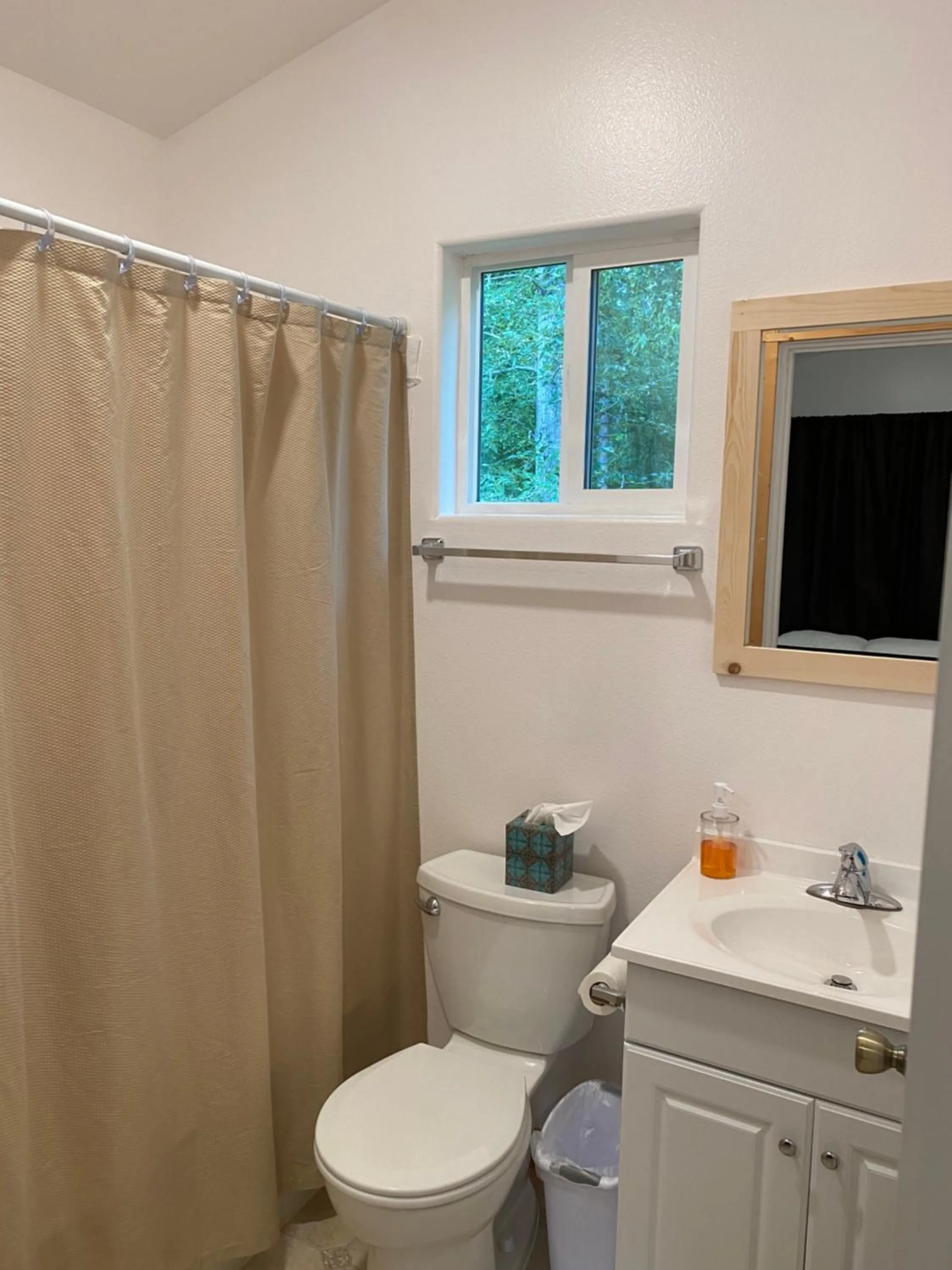 Bathroom in Talkeetna Wilderness Lodge & Cabin Rentals