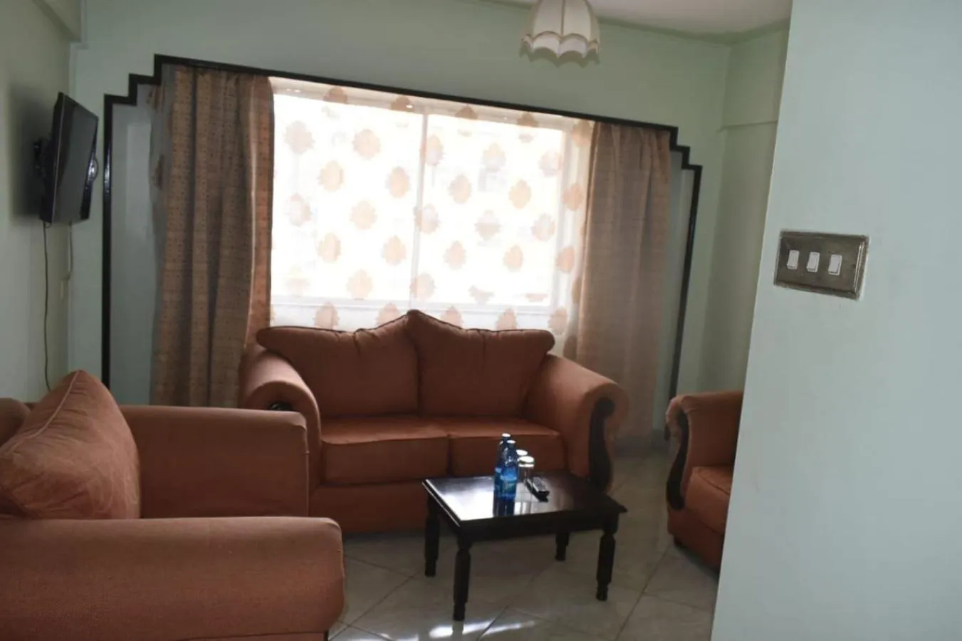 Seating area in Sandton Palace Hotel