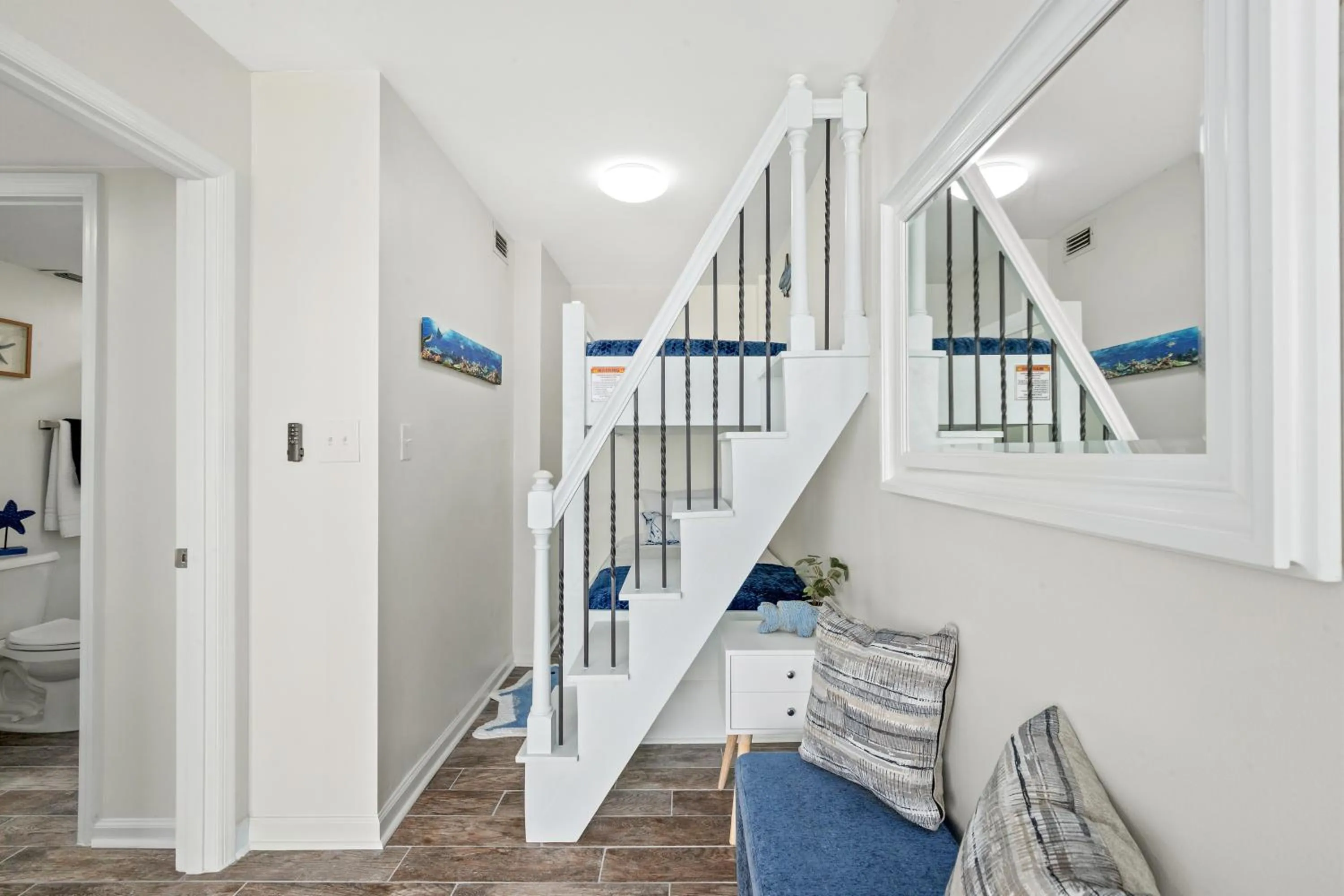 Bed in Sandpiper Beacon Beach Resort