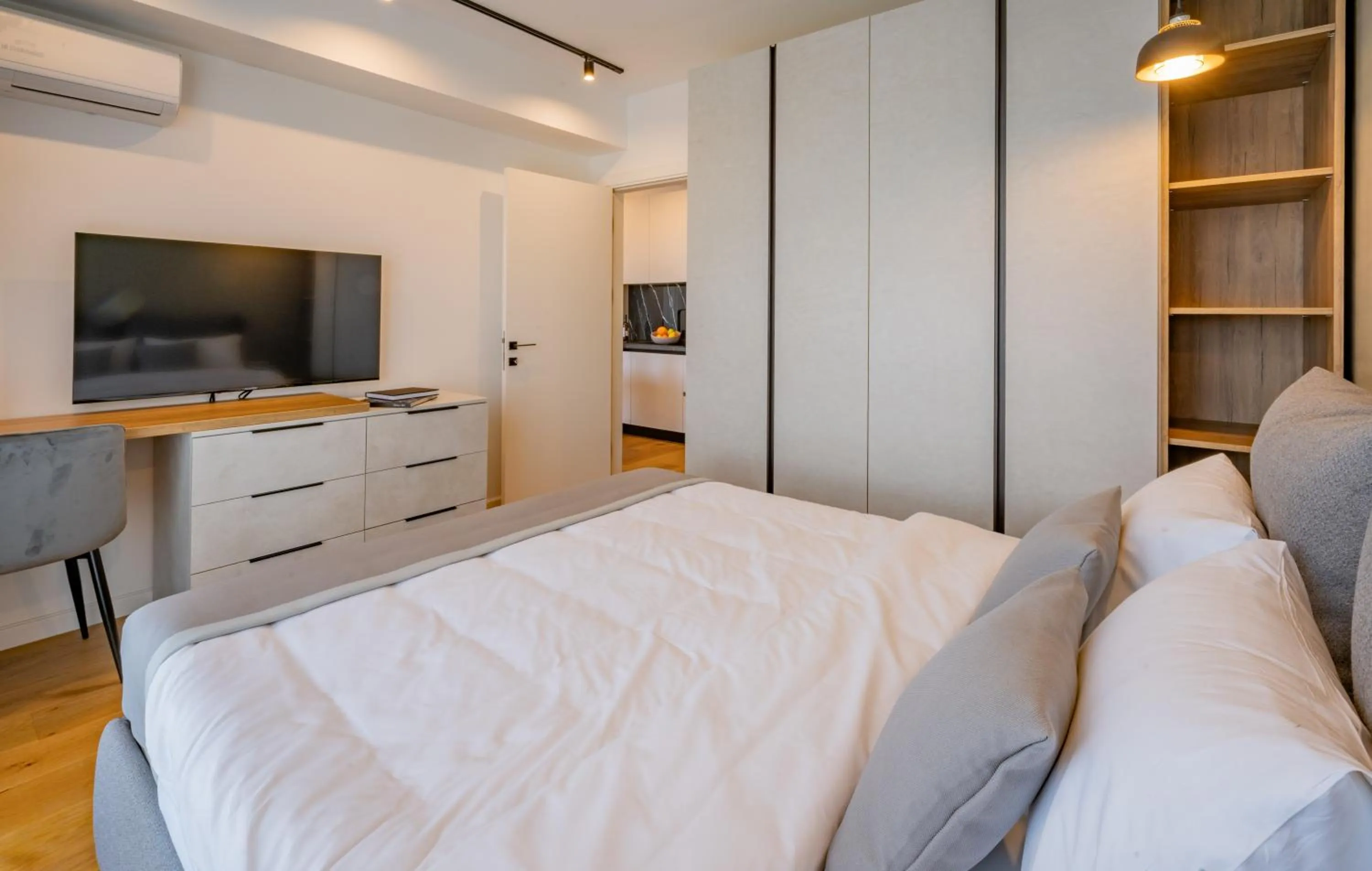 Bed in Cavar Aparthotel