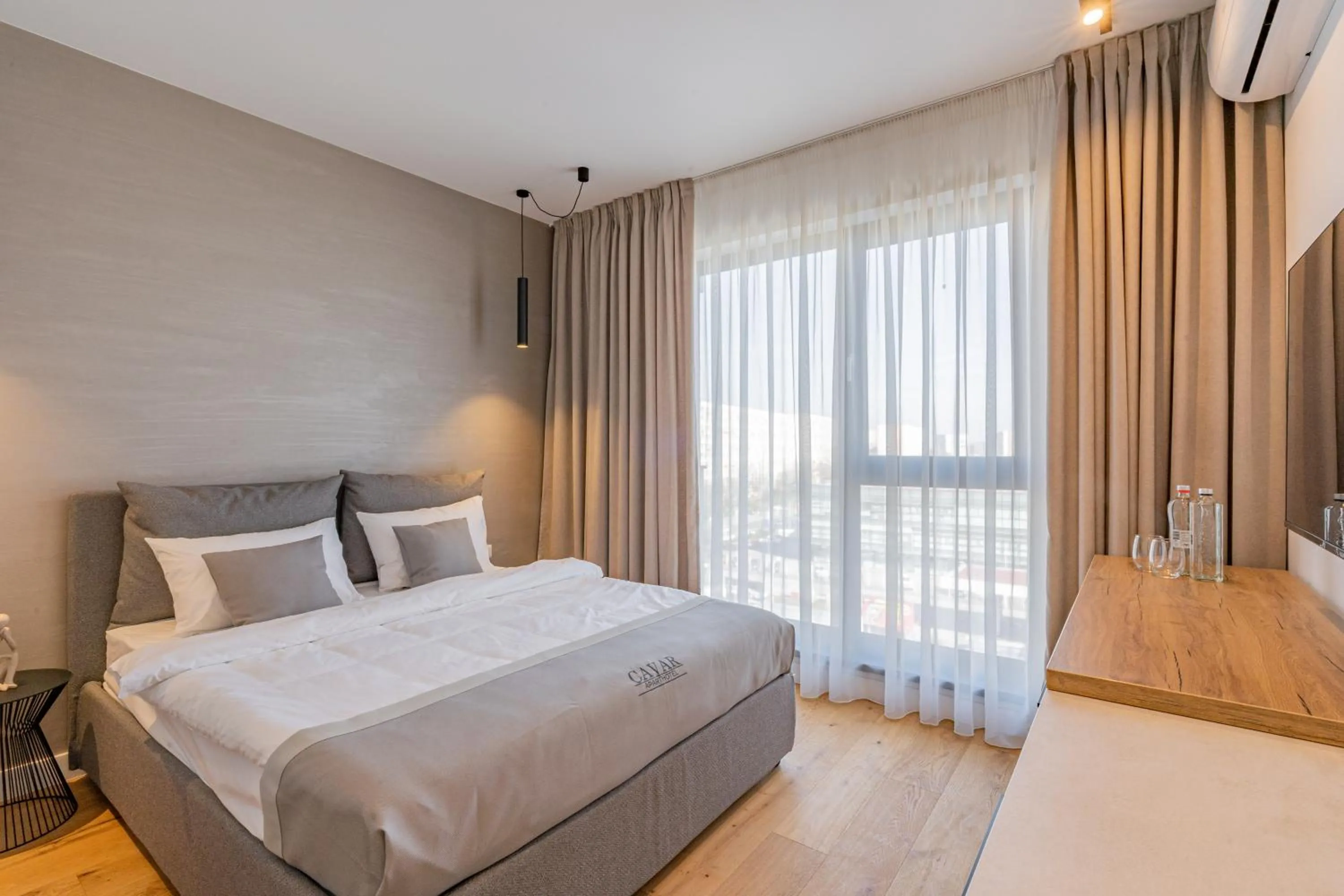 Bed in Cavar Aparthotel