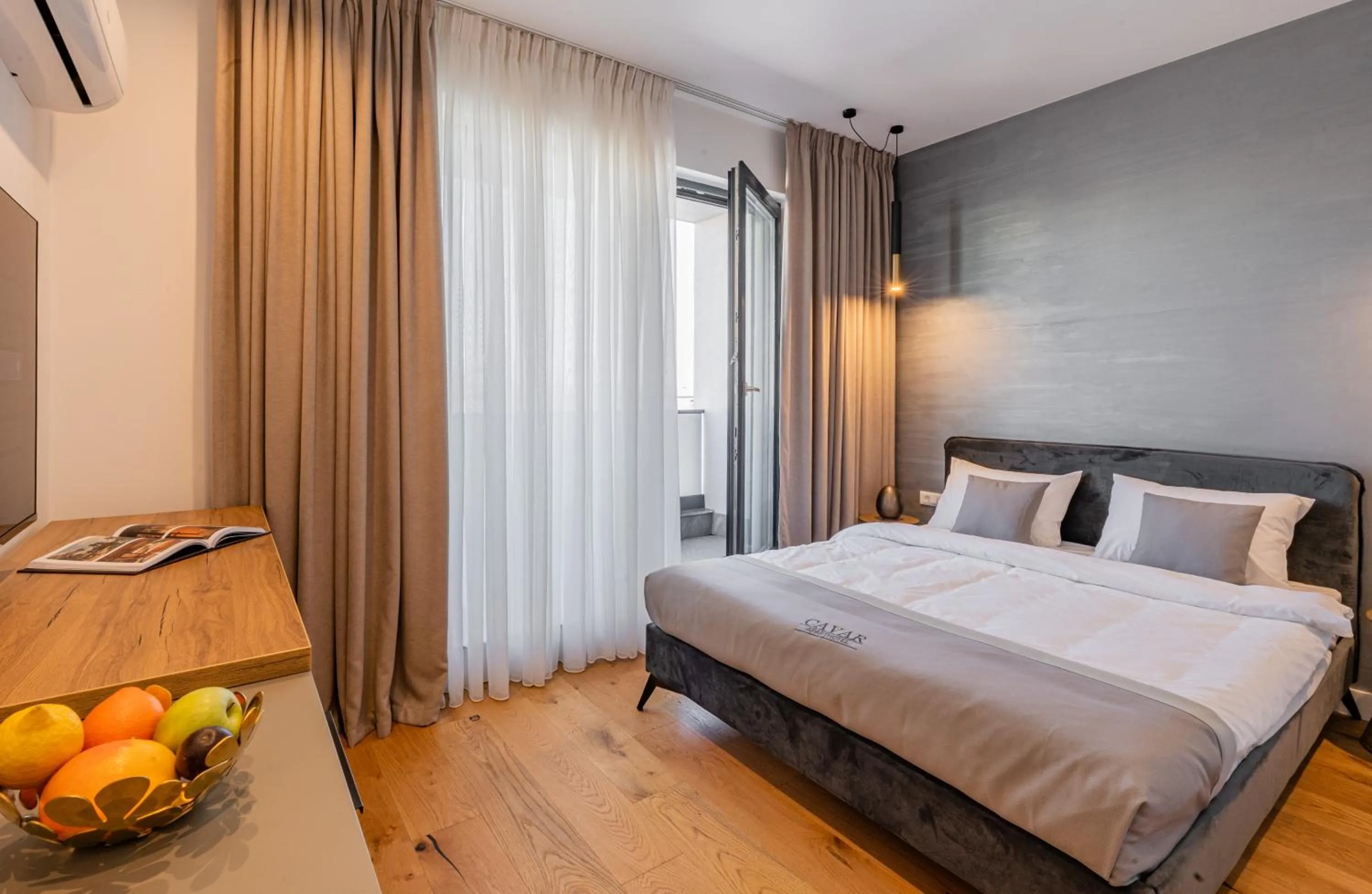 Bed in Cavar Aparthotel