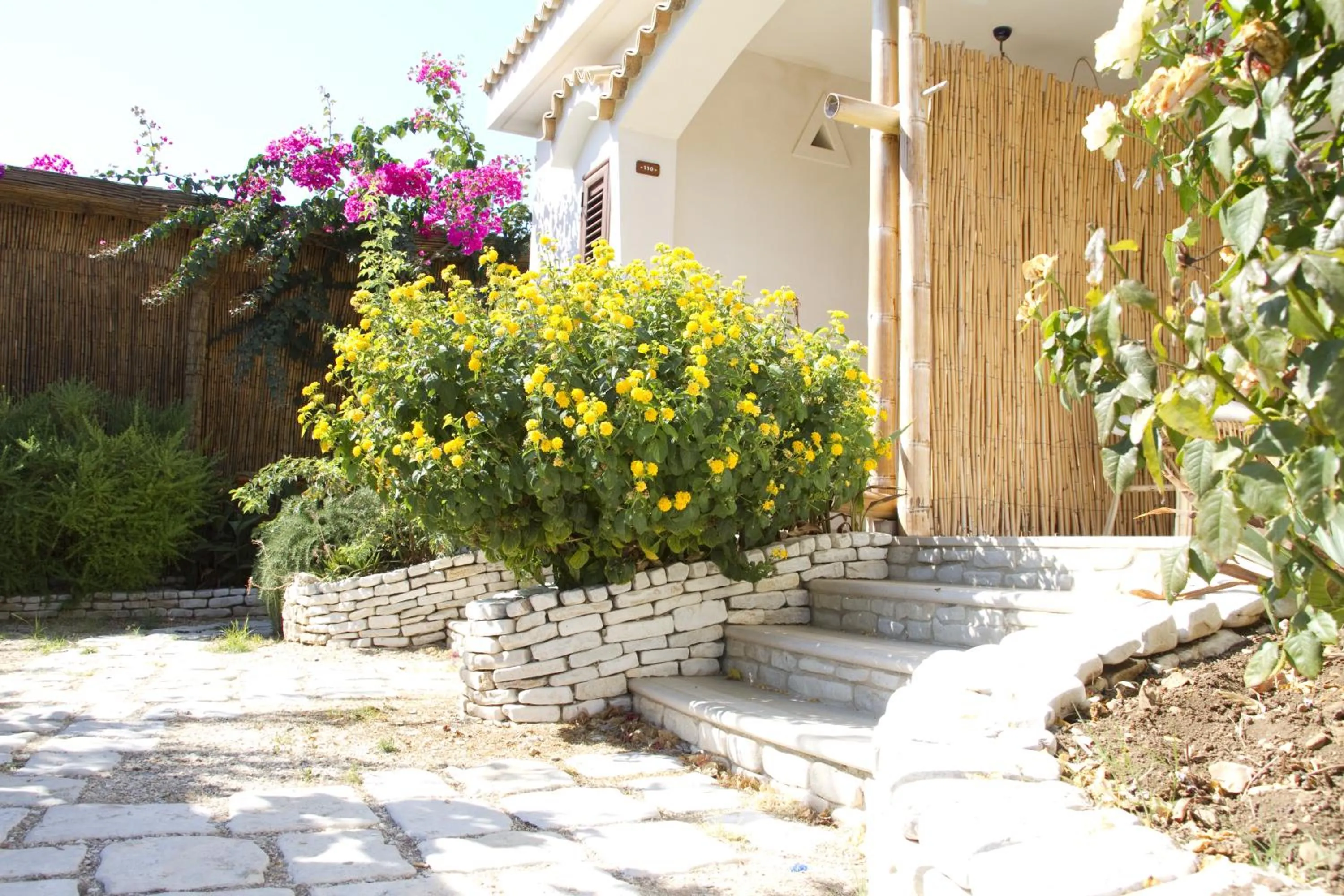 Facade/entrance in Oasi Beach Hotel