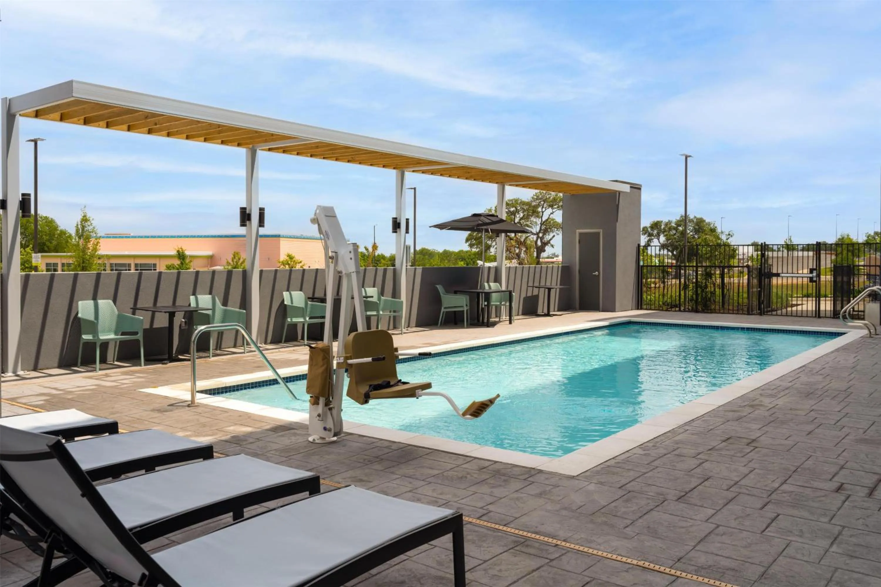 Pool view in Home2 Suites By Hilton Austin South