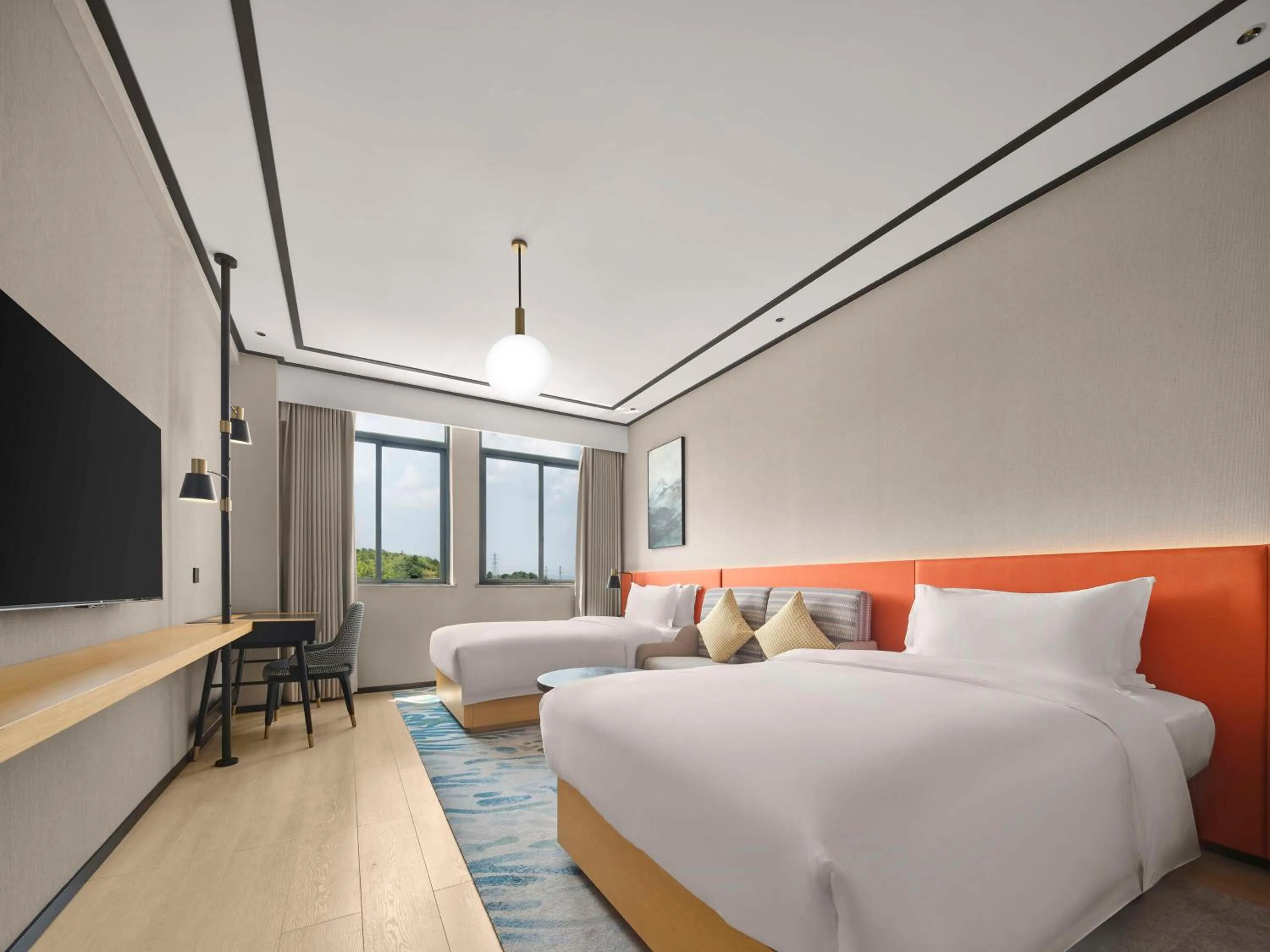 Bedroom, Bed in Hilton Garden Inn Huaihua Anjiang
