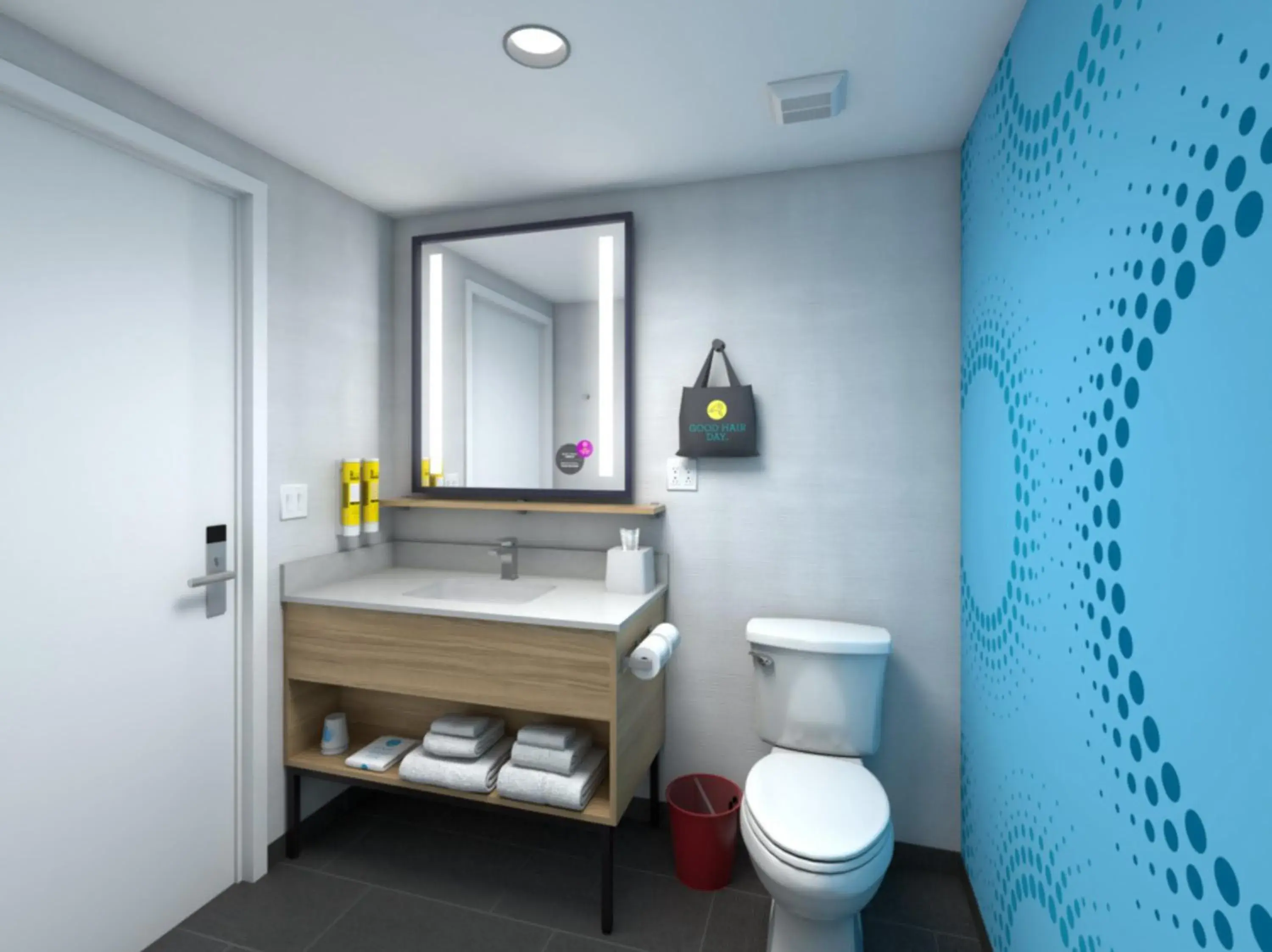 King Room with Walk-In Shower in Tru By Hilton Madison East King Room with Walk-In Shower in Tru By Hilton Madison East