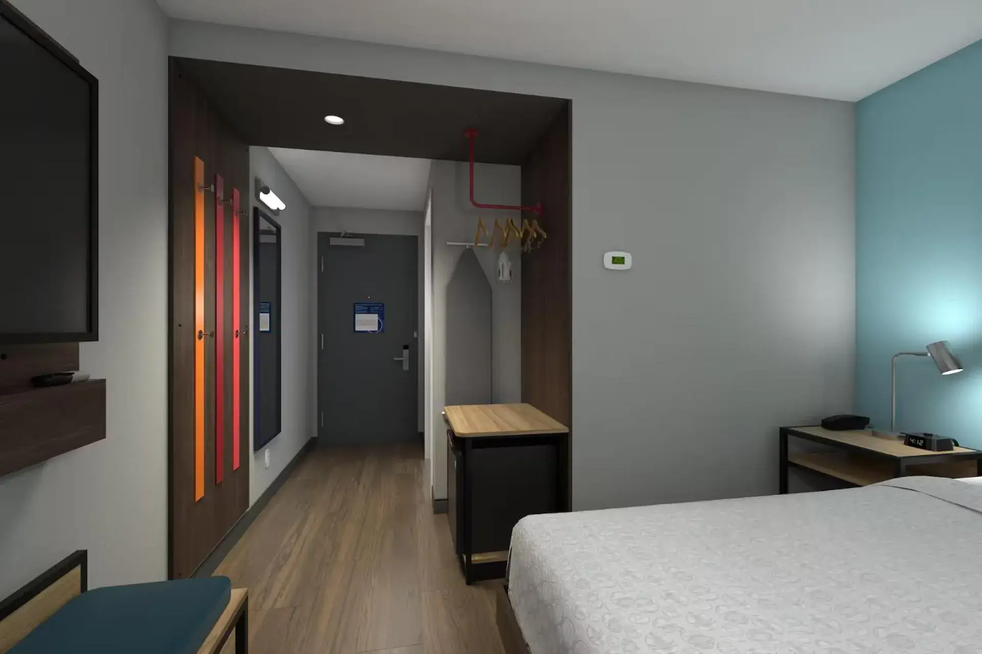 King Room with Walk-In Shower in Tru By Hilton Madison East King Room with Walk-In Shower in Tru By Hilton Madison East