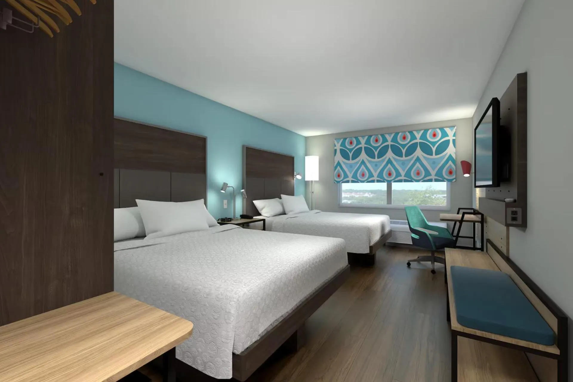 Bedroom, Bed in Tru By Hilton Madison East