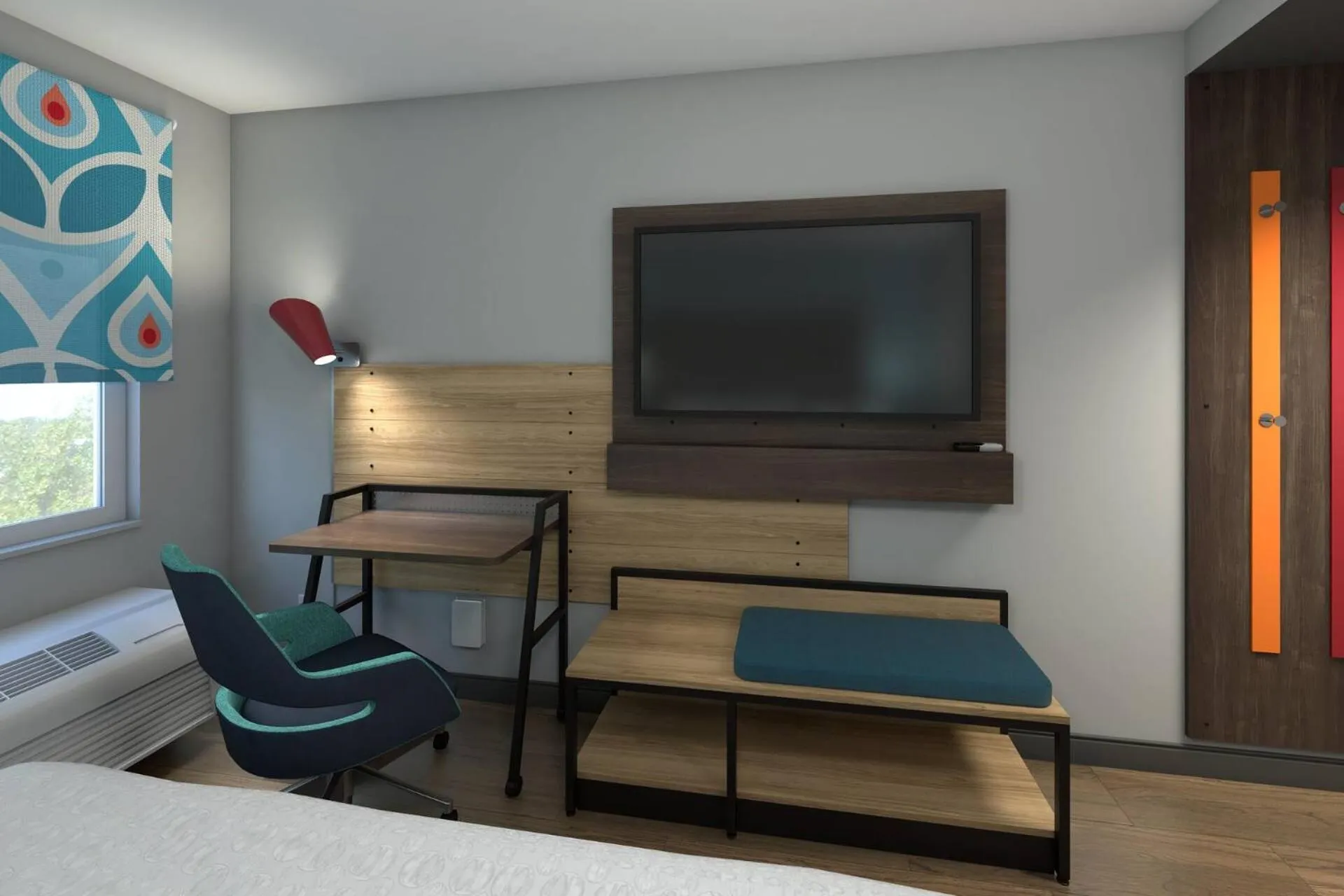 Bedroom, Bed in Tru By Hilton Madison East