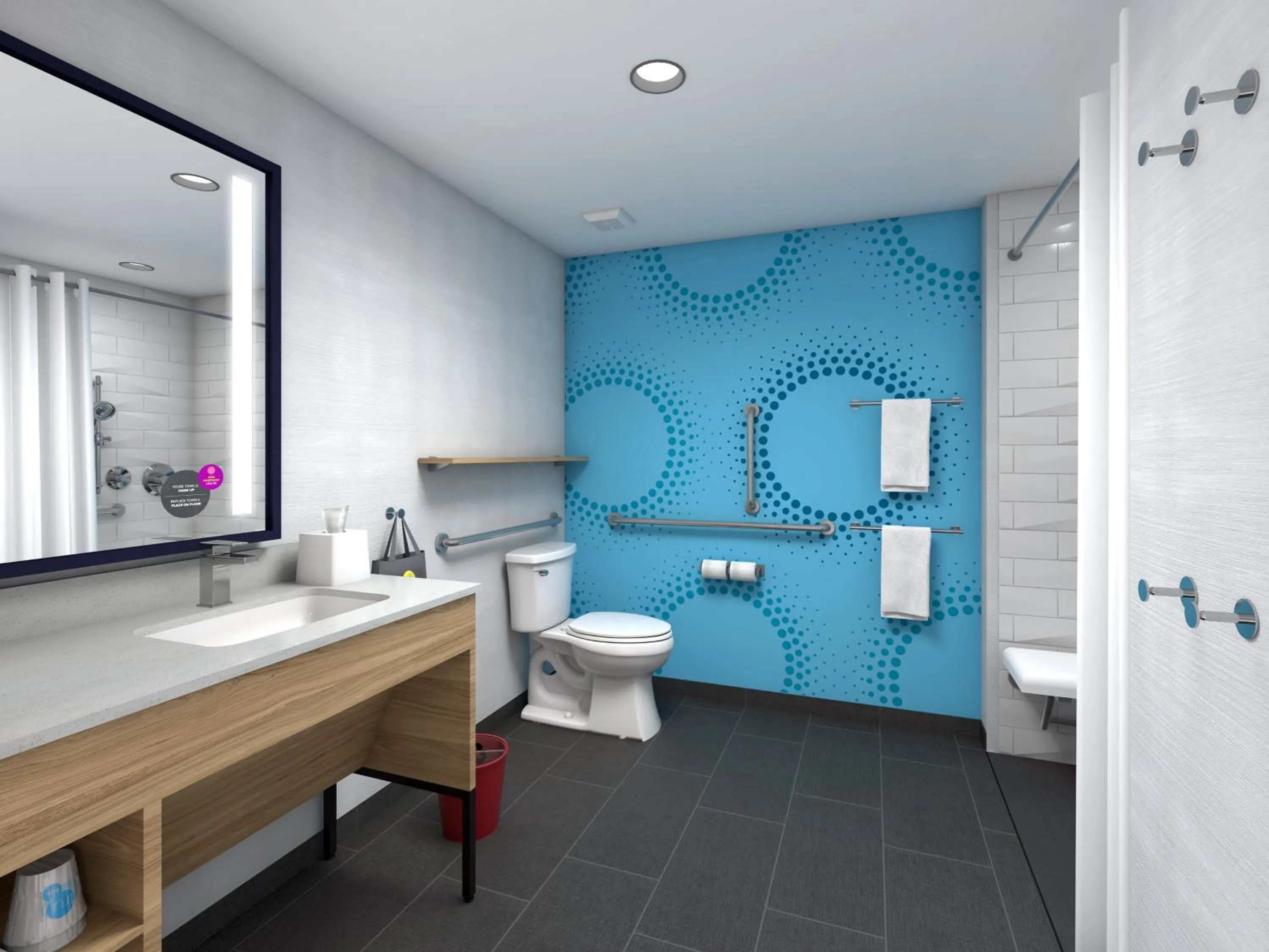 Bathroom in Tru By Hilton Madison East