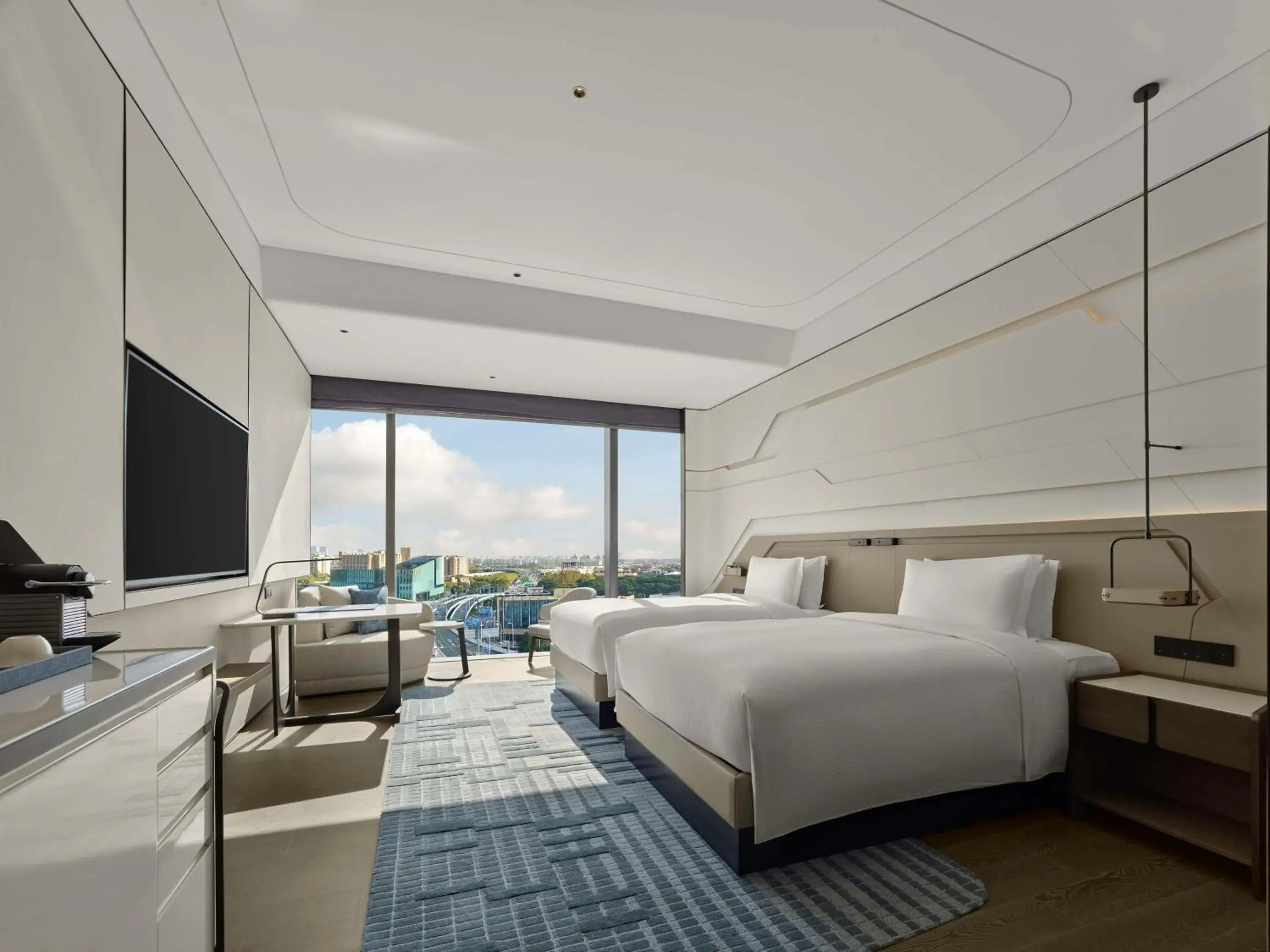 Twin Room in Hilton Shanghai Hongqiao International Airport Twin Room in Hilton Shanghai Hongqiao International Airport