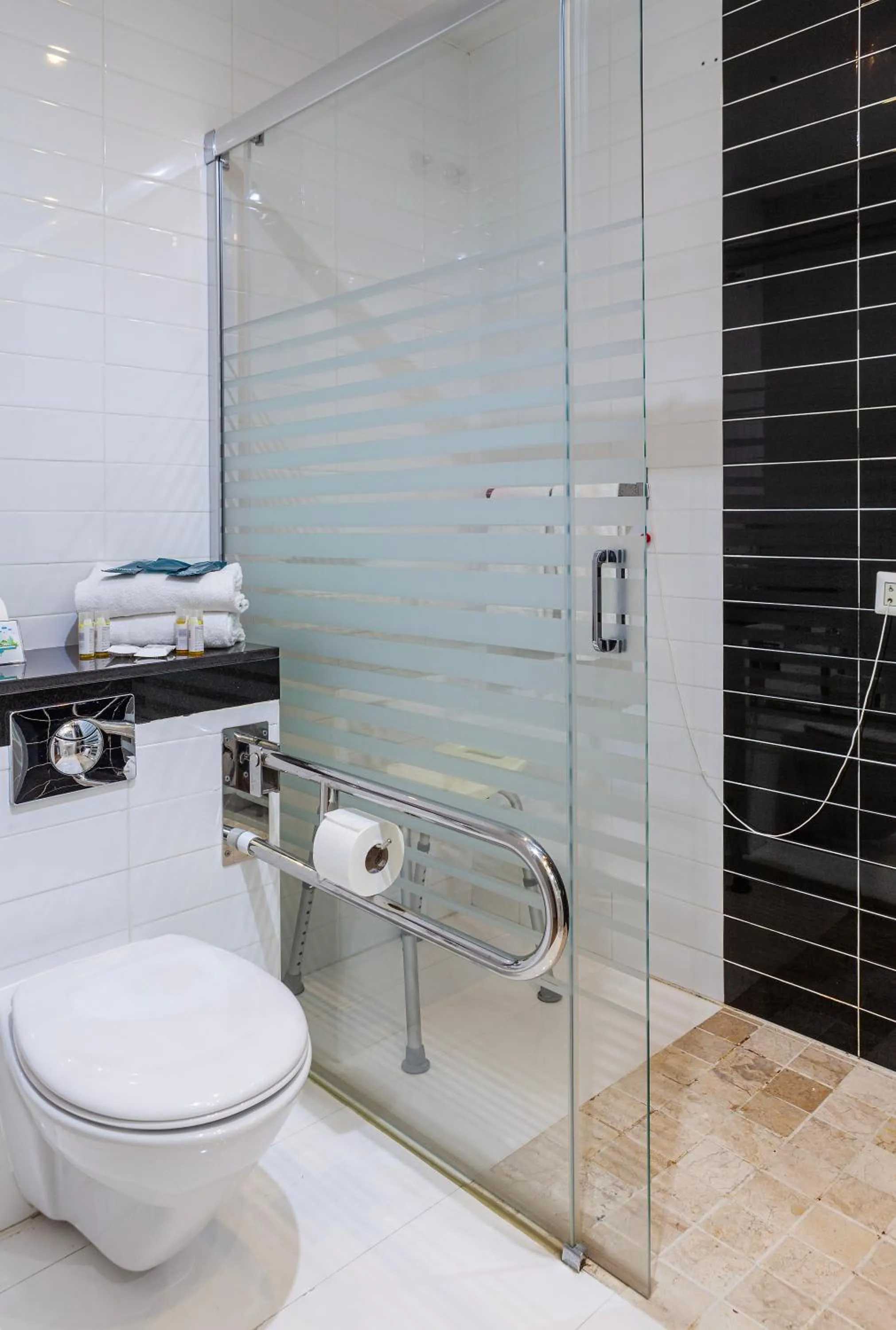 Bathroom in Hotel Olympia Universidades