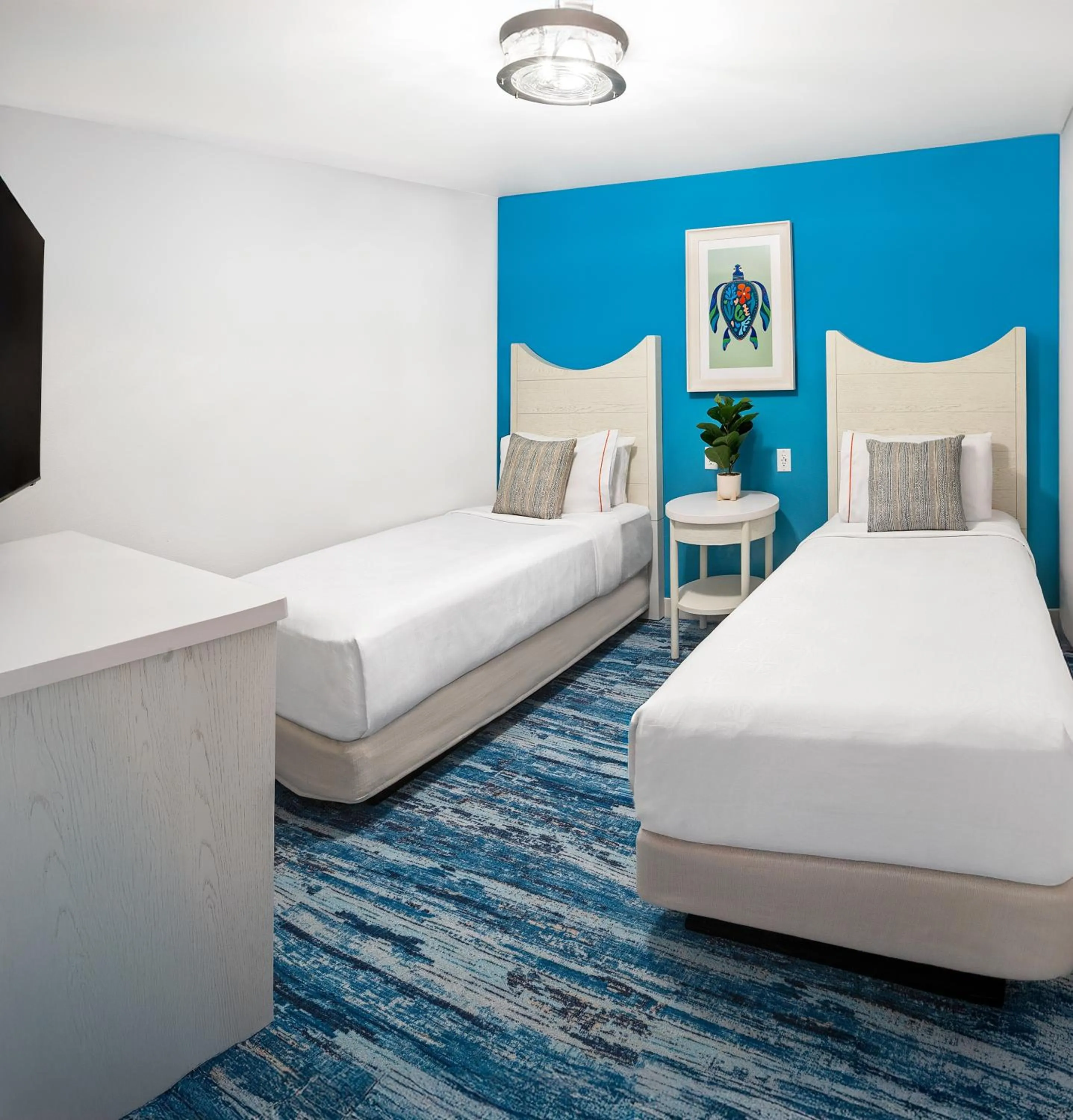 Bedroom, Bed in Compass by Margaritaville Hotel Pigeon Forge