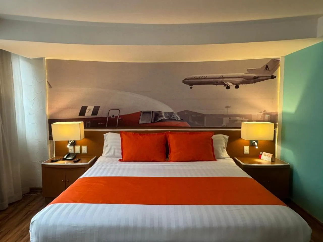 Bed in Hotel Mexicali