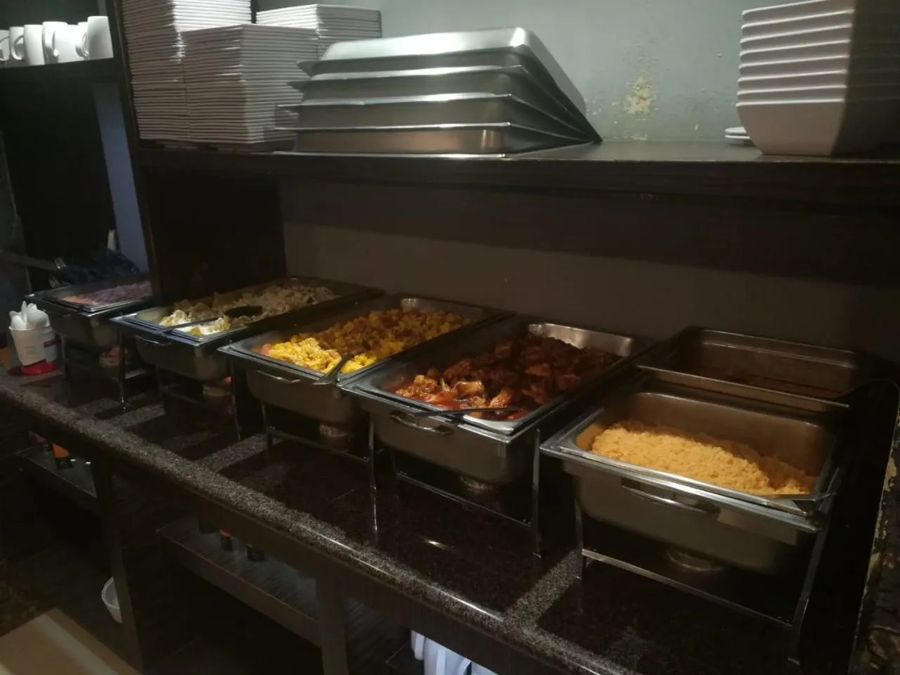 Buffet breakfast in Hotel Mexicali