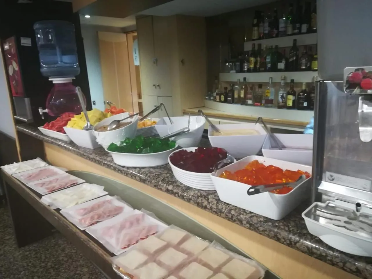 Food and drinks in Hotel Mexicali