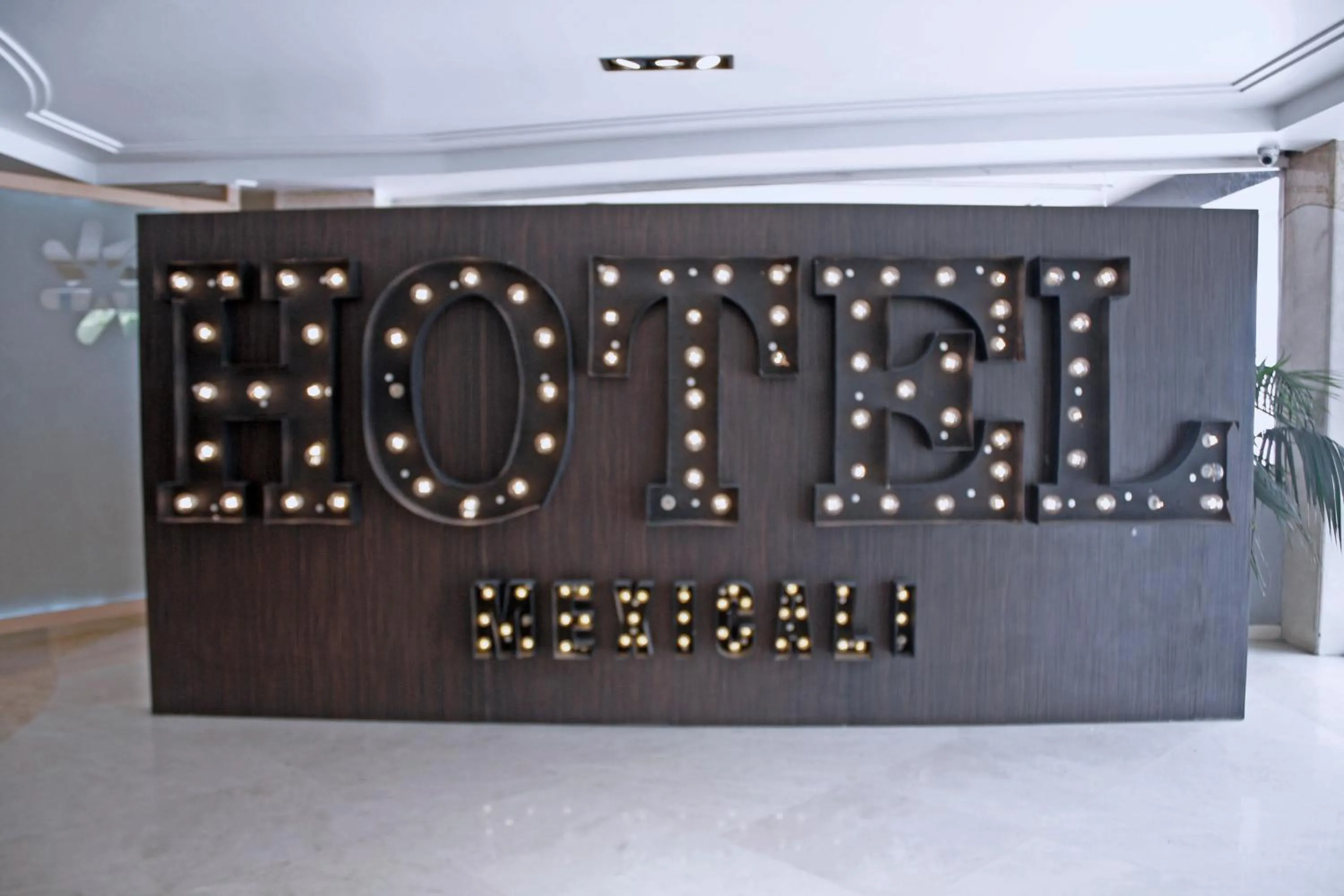 Property logo or sign in Hotel Mexicali