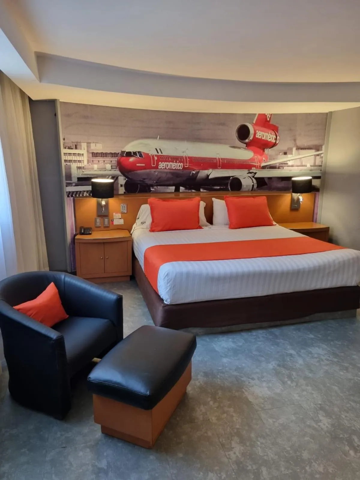 Bed in Hotel Mexicali