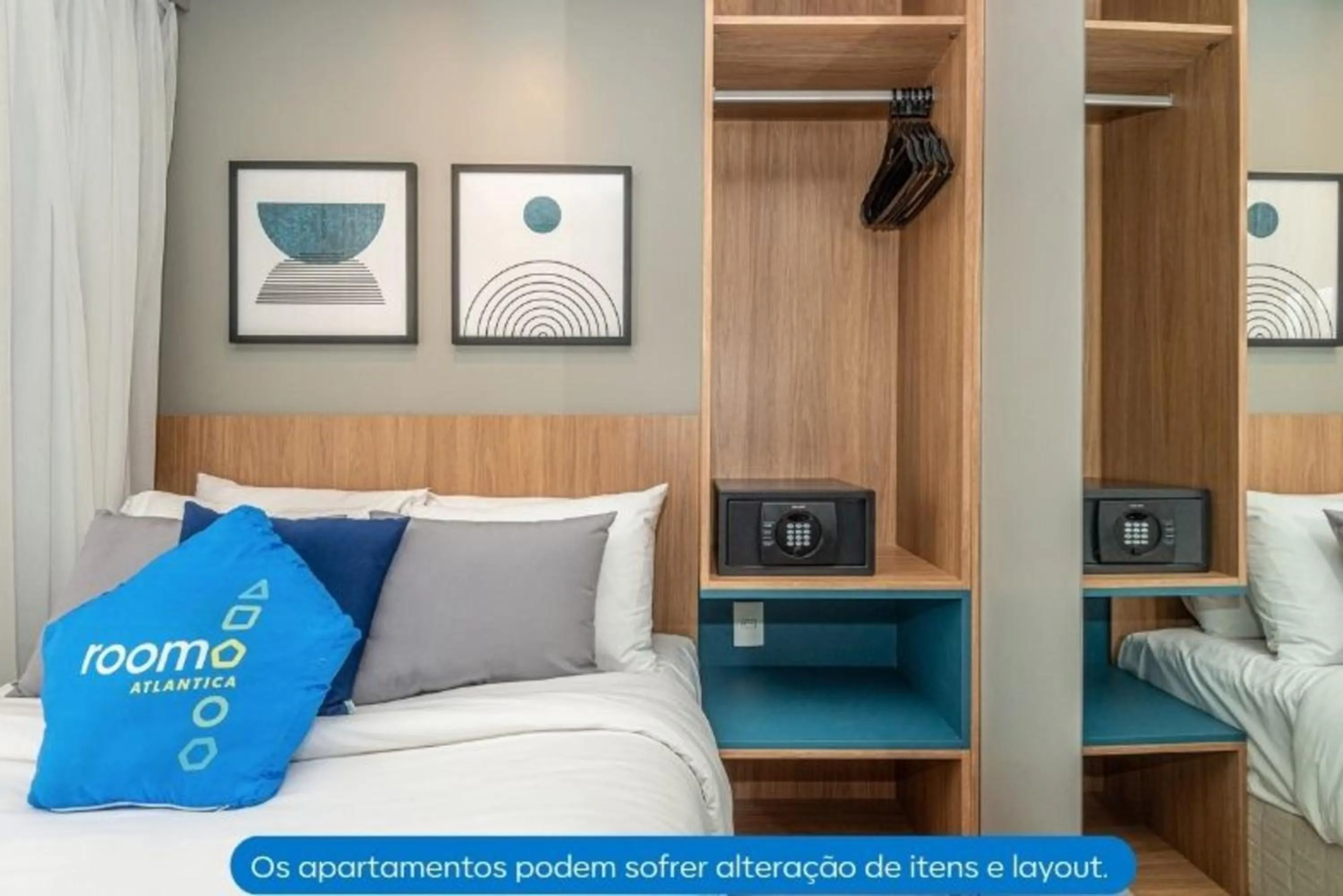 Bed in Roomo Transamerica SP Alto do Ipiranga