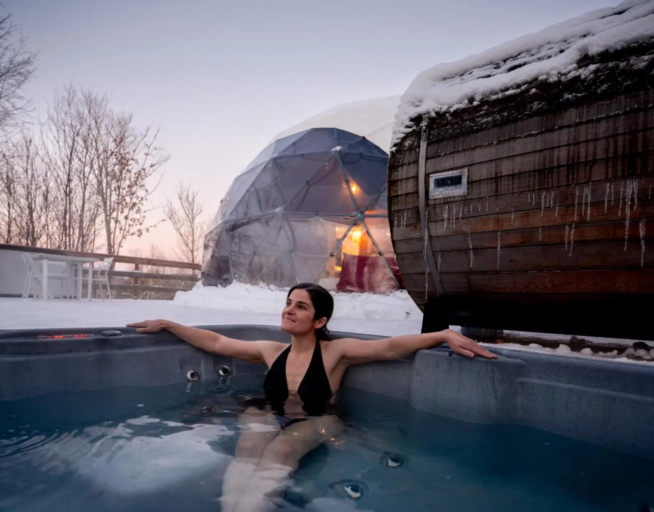Hot Tub in Bel Air Tremblant Hotel & Residences