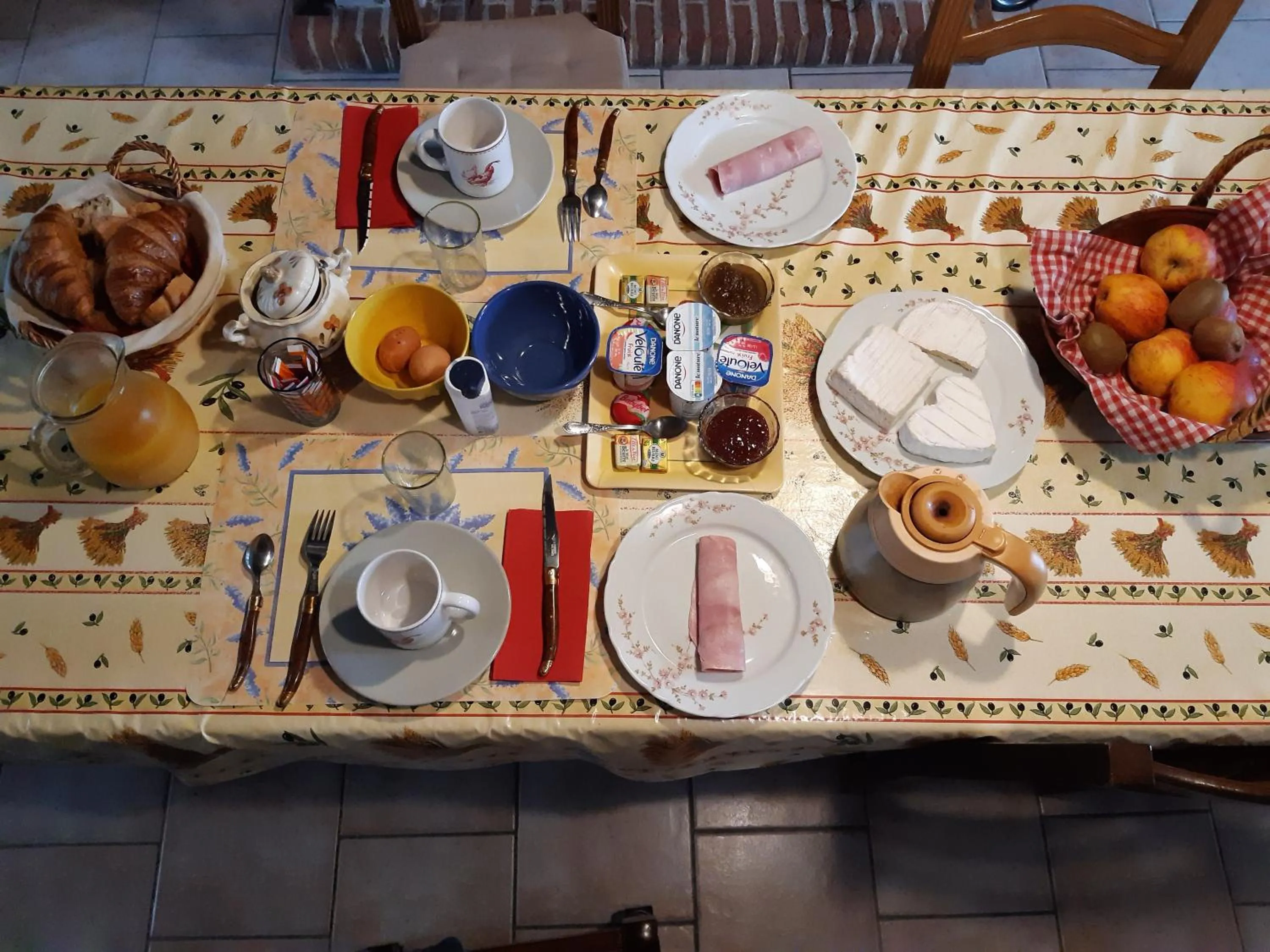 Breakfast in Chambres d'Hôtes de Boudeville