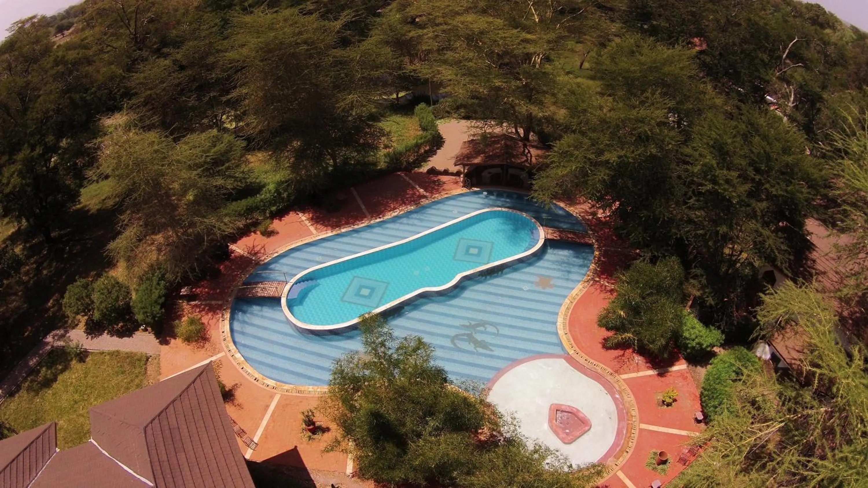 Bird's eye view in Hunters Lodge