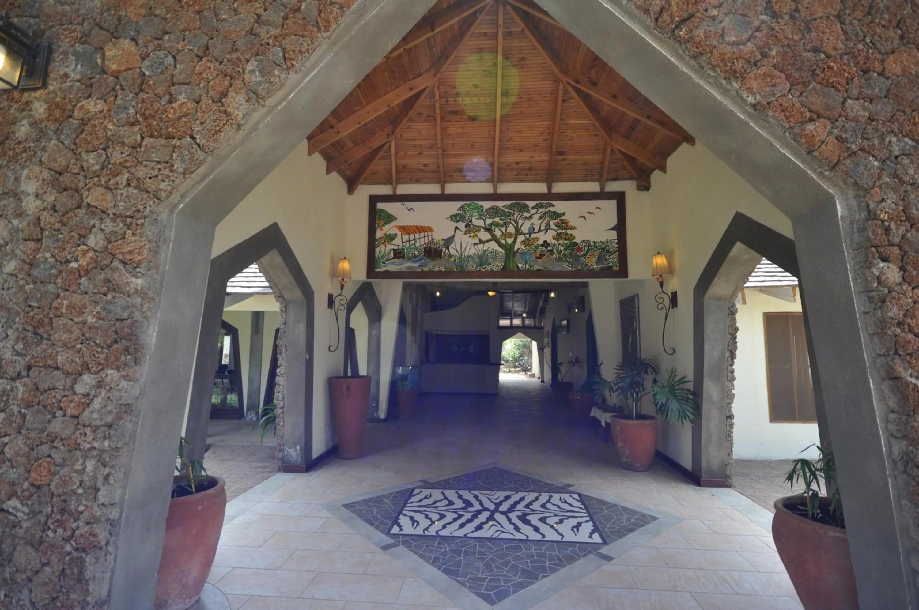 Lobby or reception in Hunters Lodge