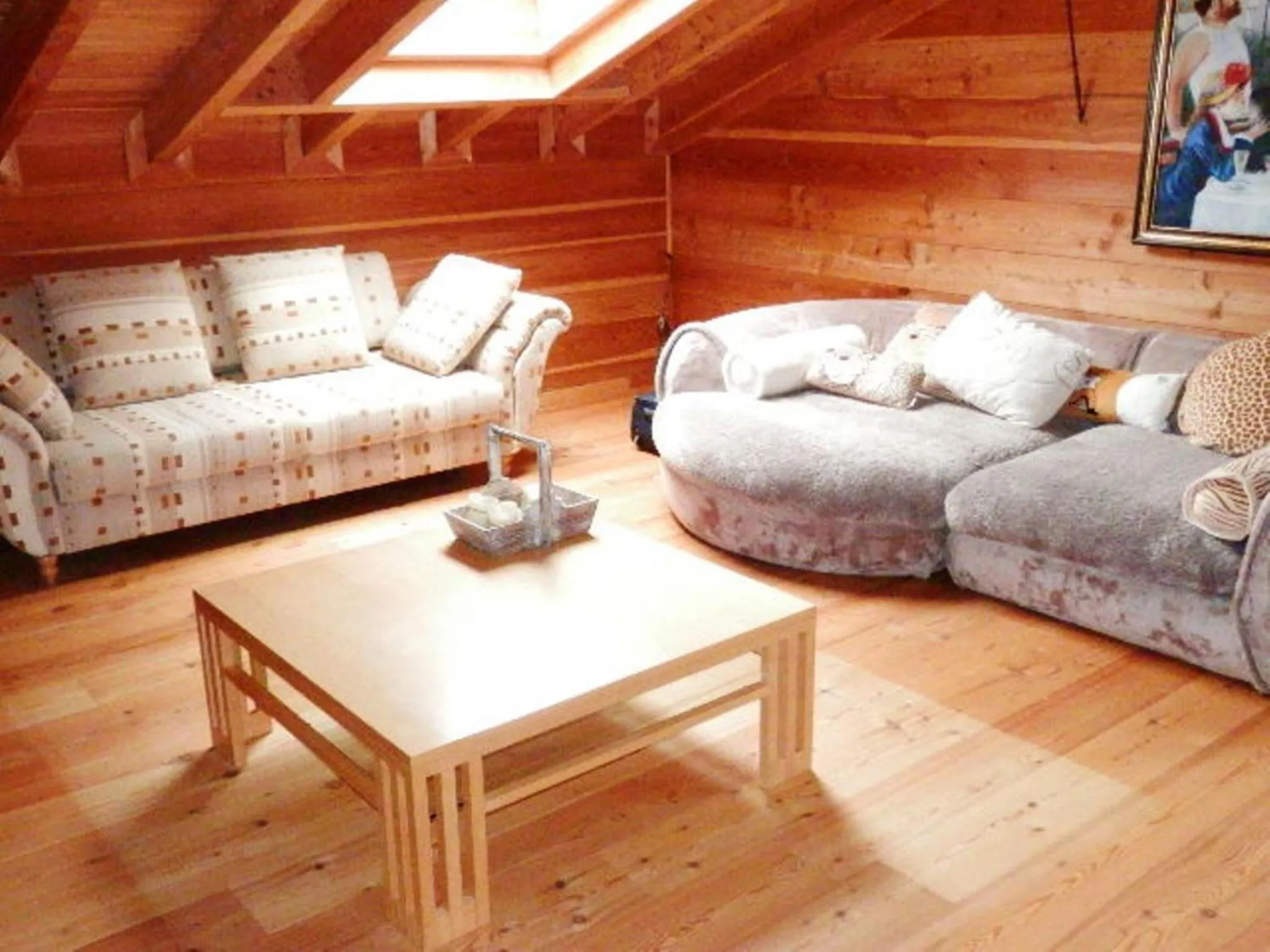 Living room in Chalet Mund