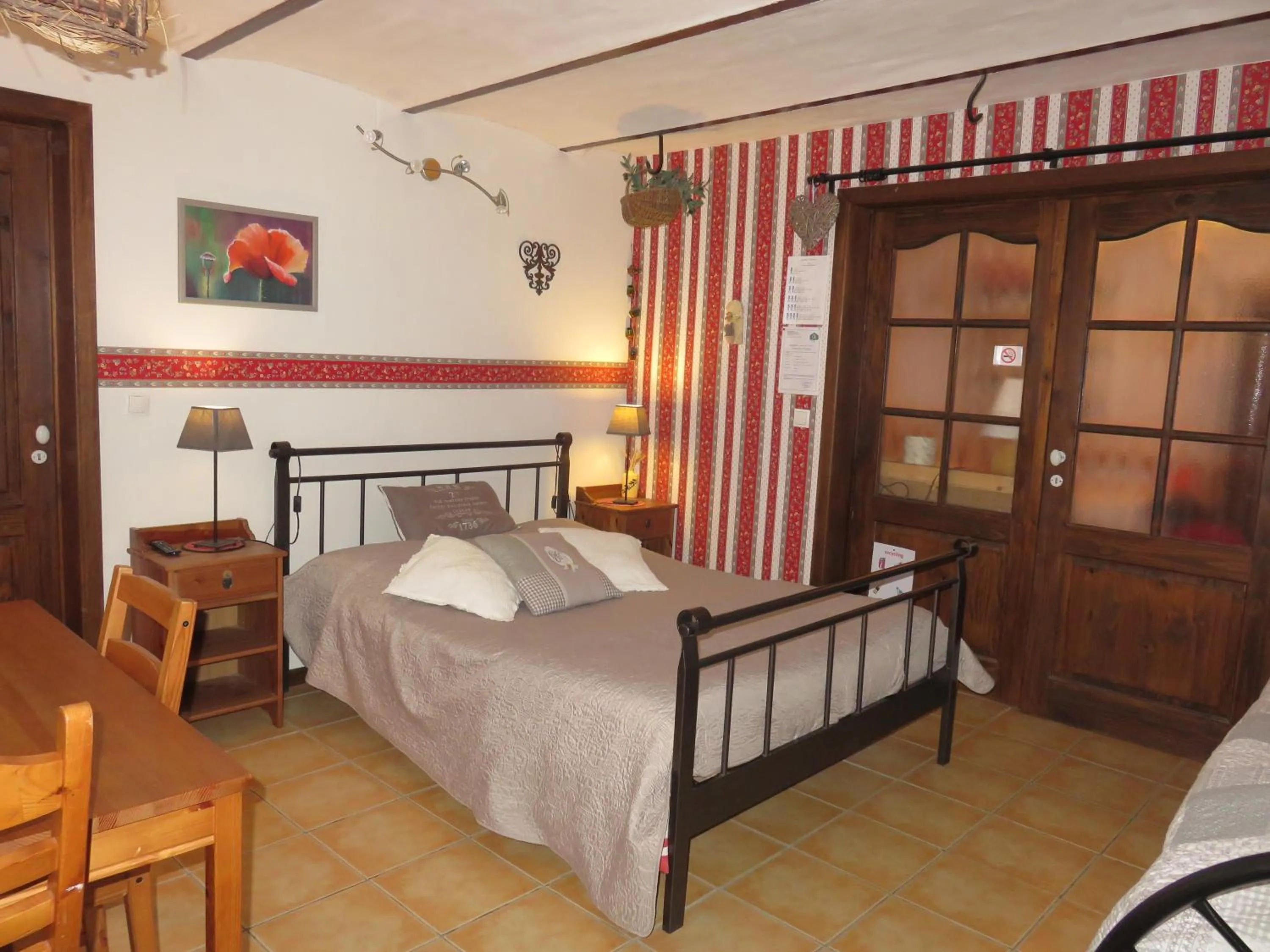 Bedroom, Bed in B&B Ferme du Petit Breuil