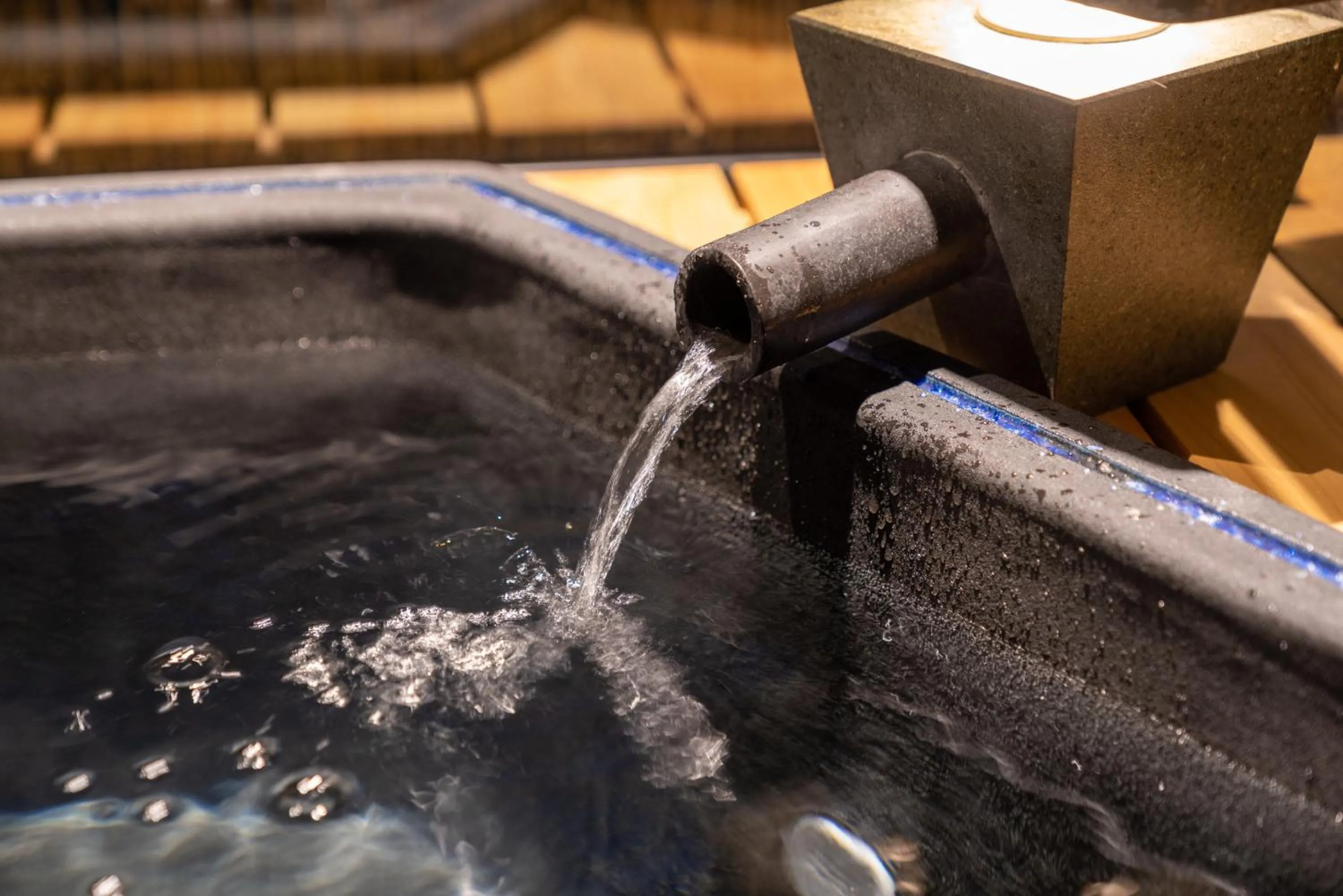 Open Air Bath in Kinosakinoyado Ryokufukaku